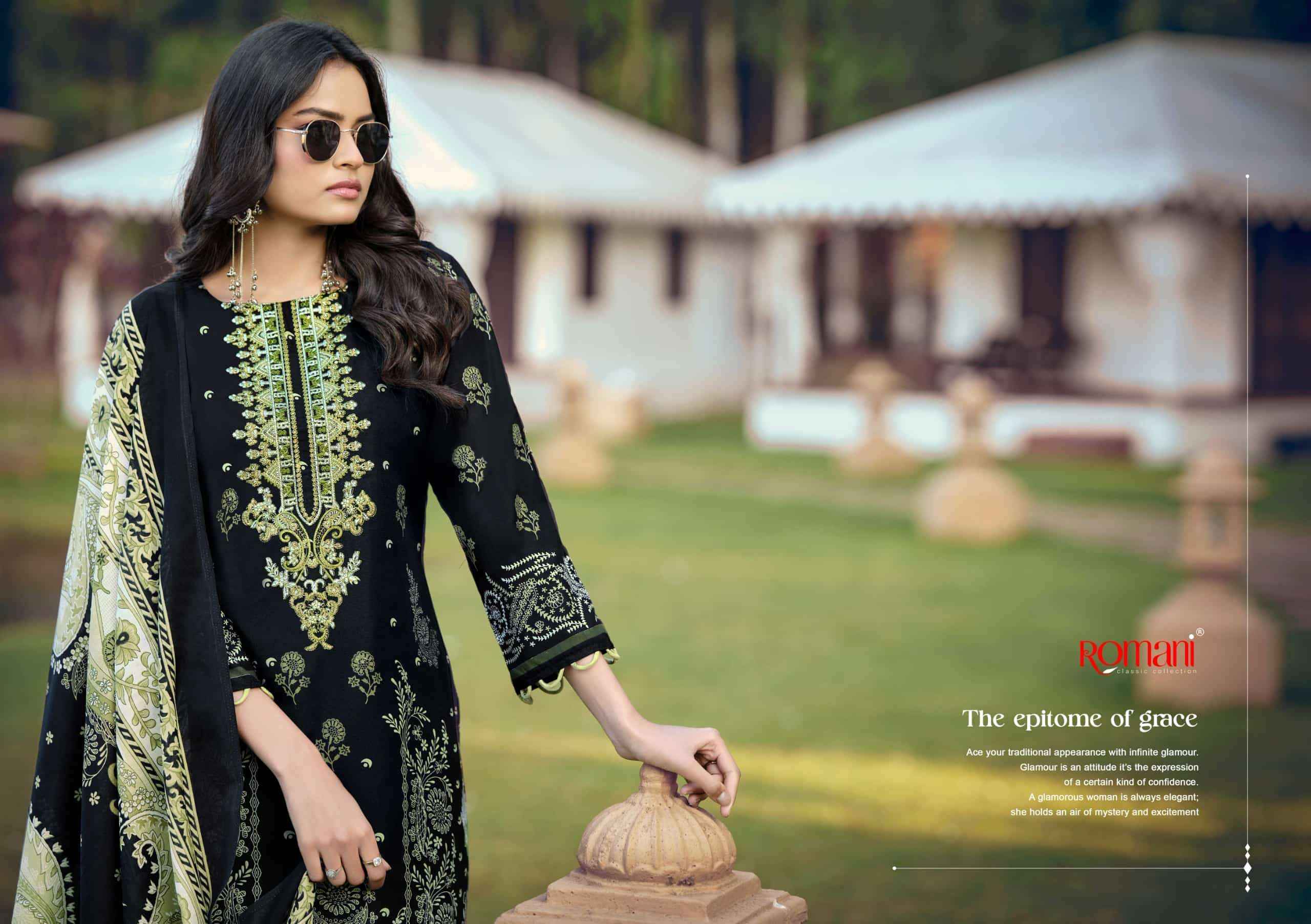 Romani Needle Wonder Vol 10 Printed Cotton Dress Material Wholesale Collection ( 8 Pcs Catalog )