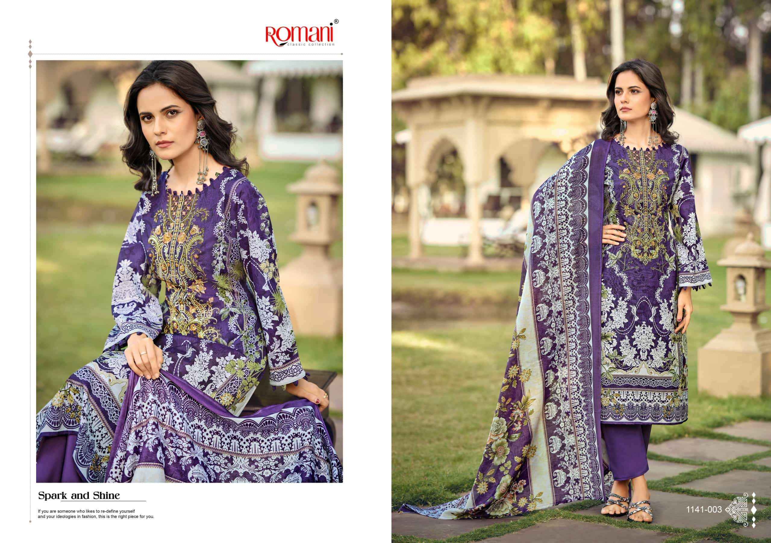 Romani Needle Wonder Vol 10 Printed Cotton Dress Material Wholesale Collection ( 8 Pcs Catalog )