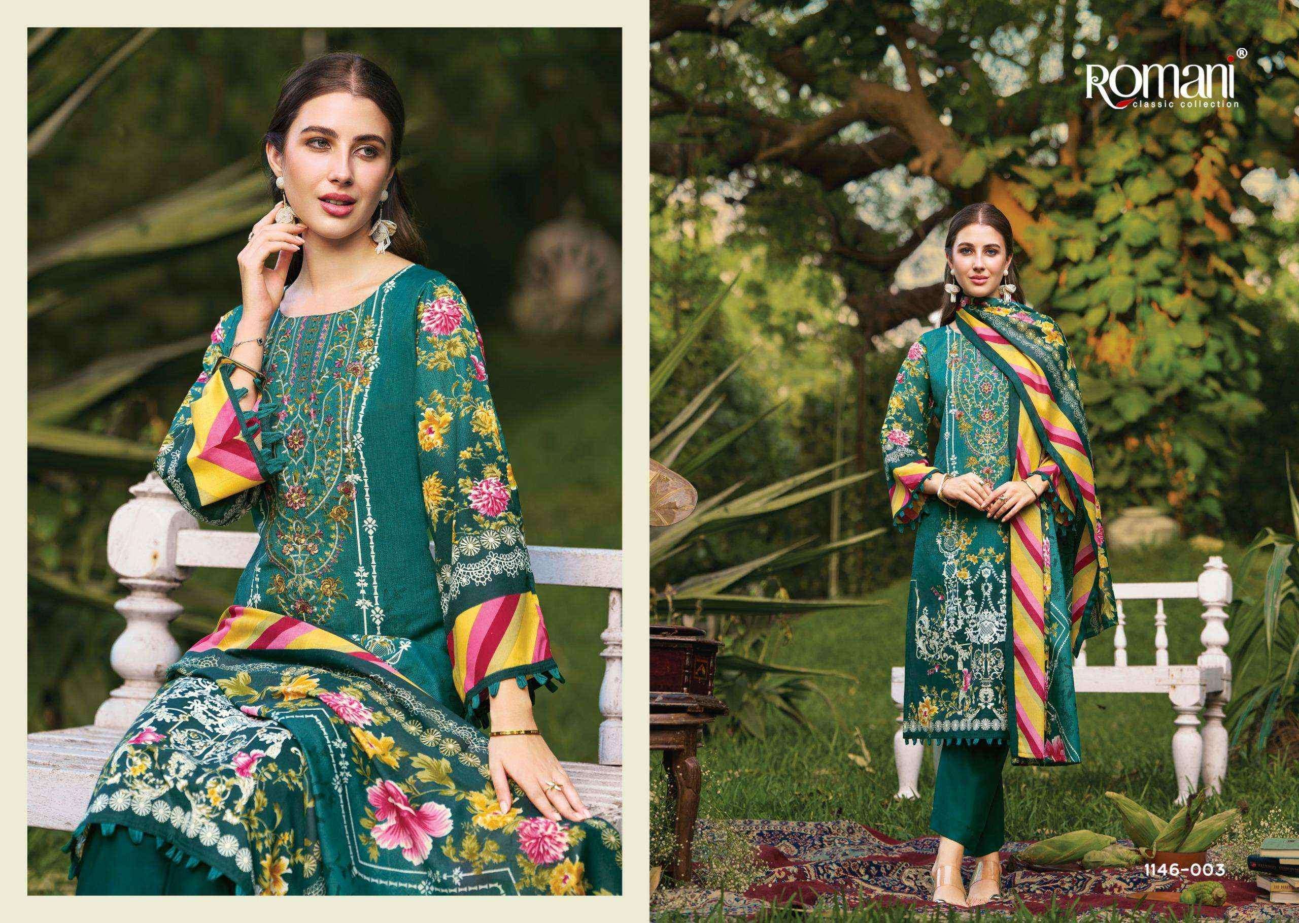 Romani Needle Wonder Vol 11 Cotton Dress Material Wholesale price ( 8 pcs Catalogue )