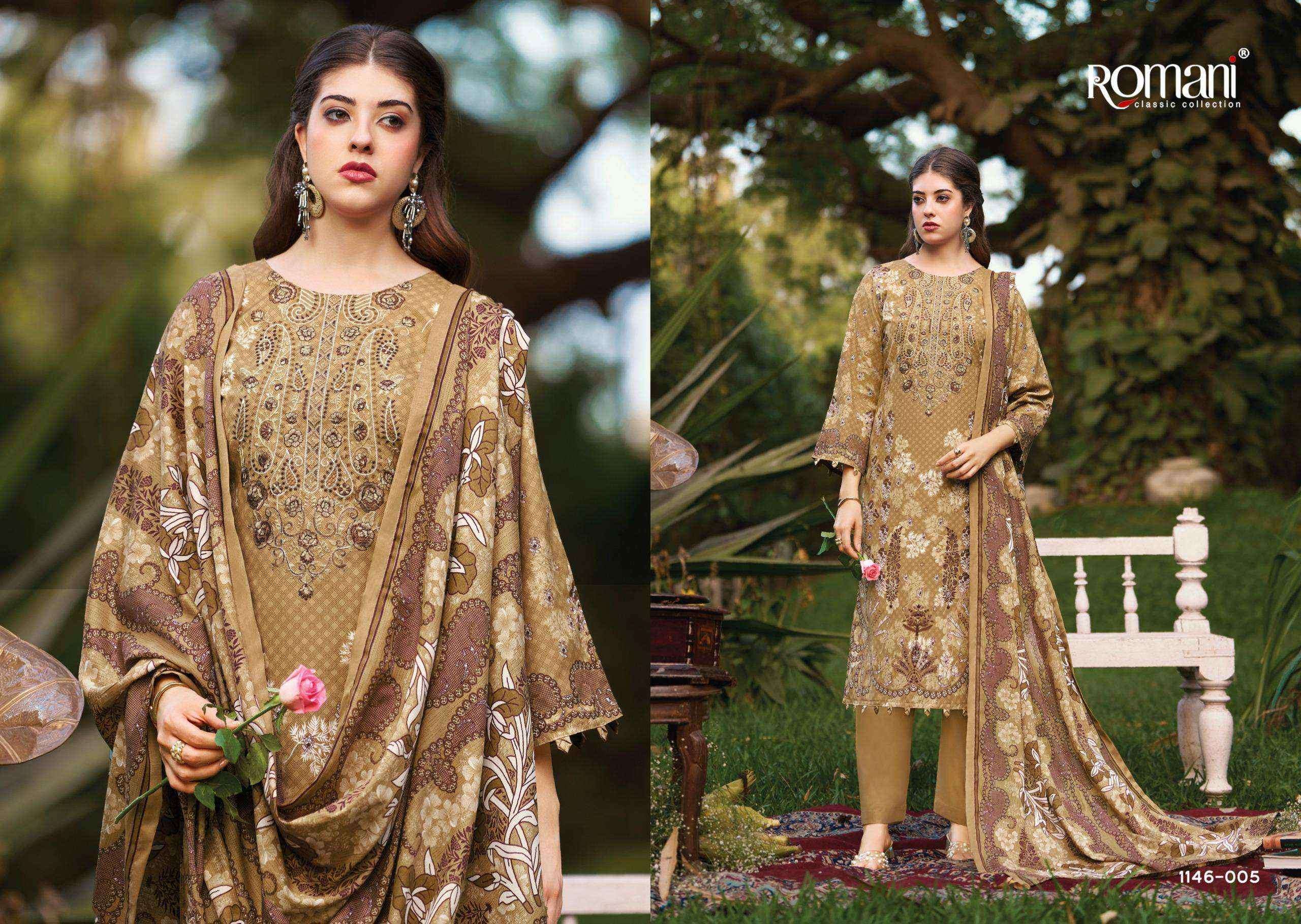 Romani Needle Wonder Vol 11 Cotton Dress Material Wholesale price ( 8 pcs Catalogue )