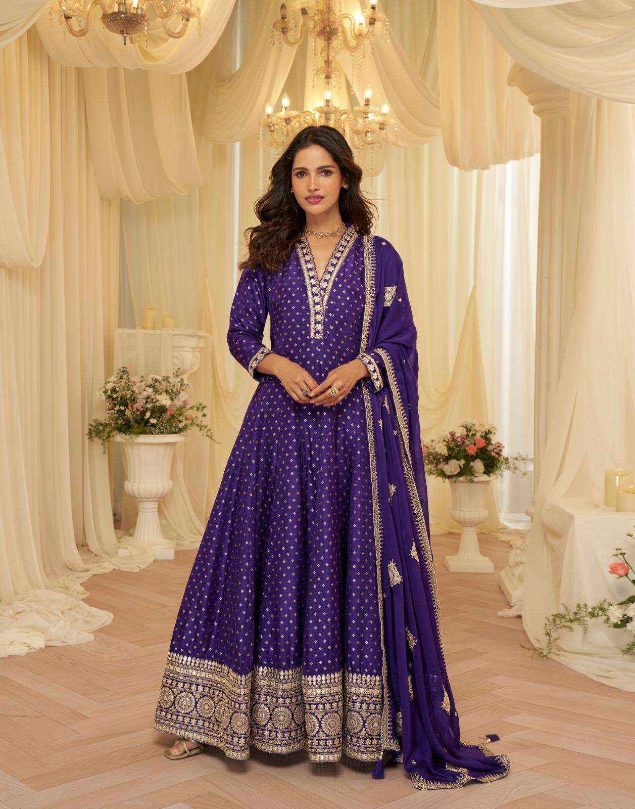 Sayuri Aaradhna 10238 To 10240 Designer Partywear Gown Collection ( 3 Pcs Catalog )
