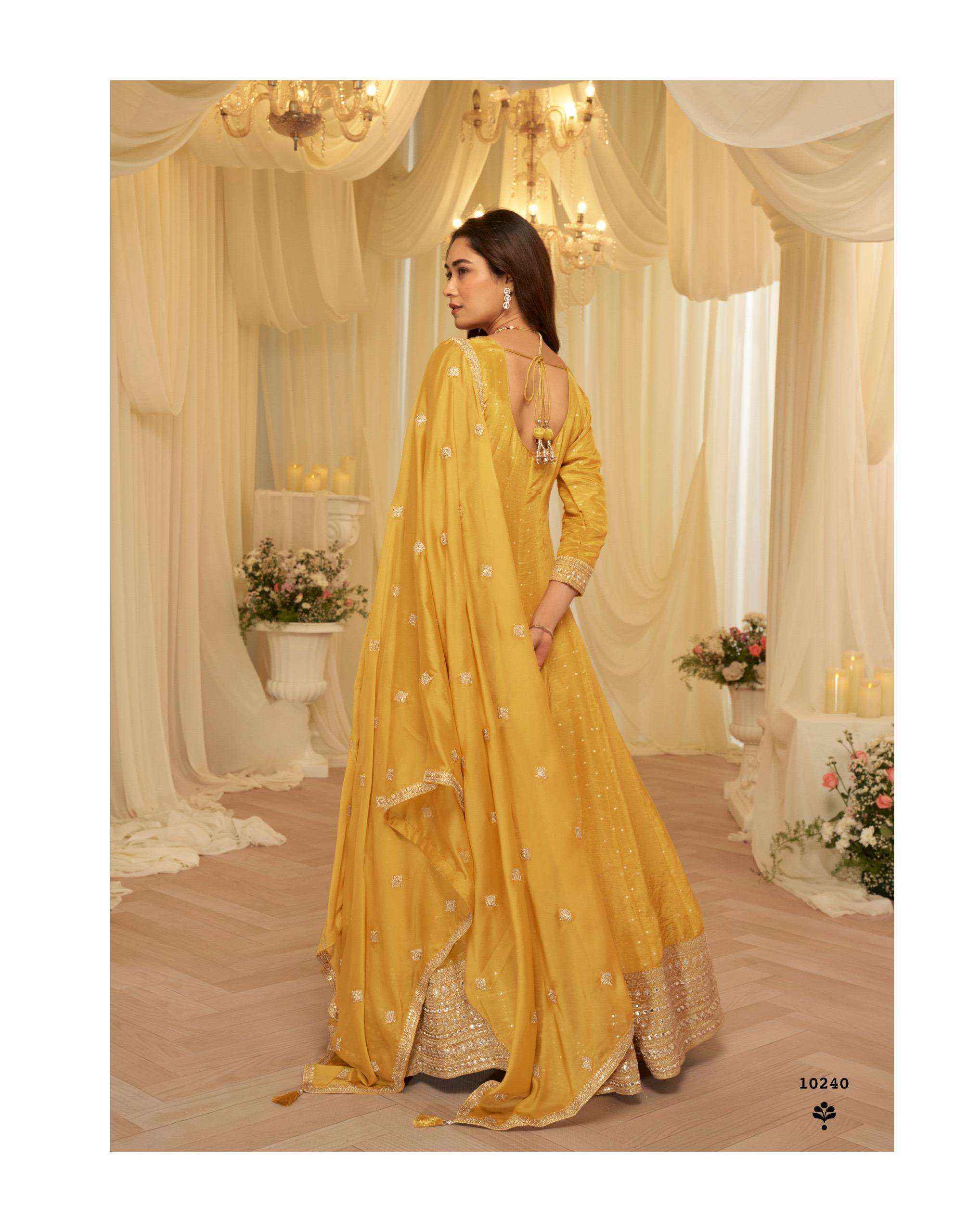 Sayuri Aaradhna 10238 To 10240 Designer Partywear Gown Collection ( 3 Pcs Catalog )