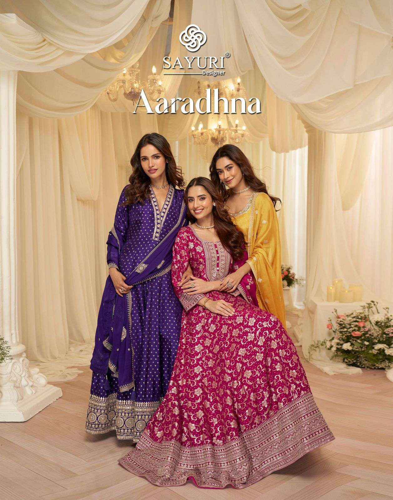 Sayuri Aaradhna 10238 To 10240 Designer Partywear Gown Collection ( 3 Pcs Catalog )
