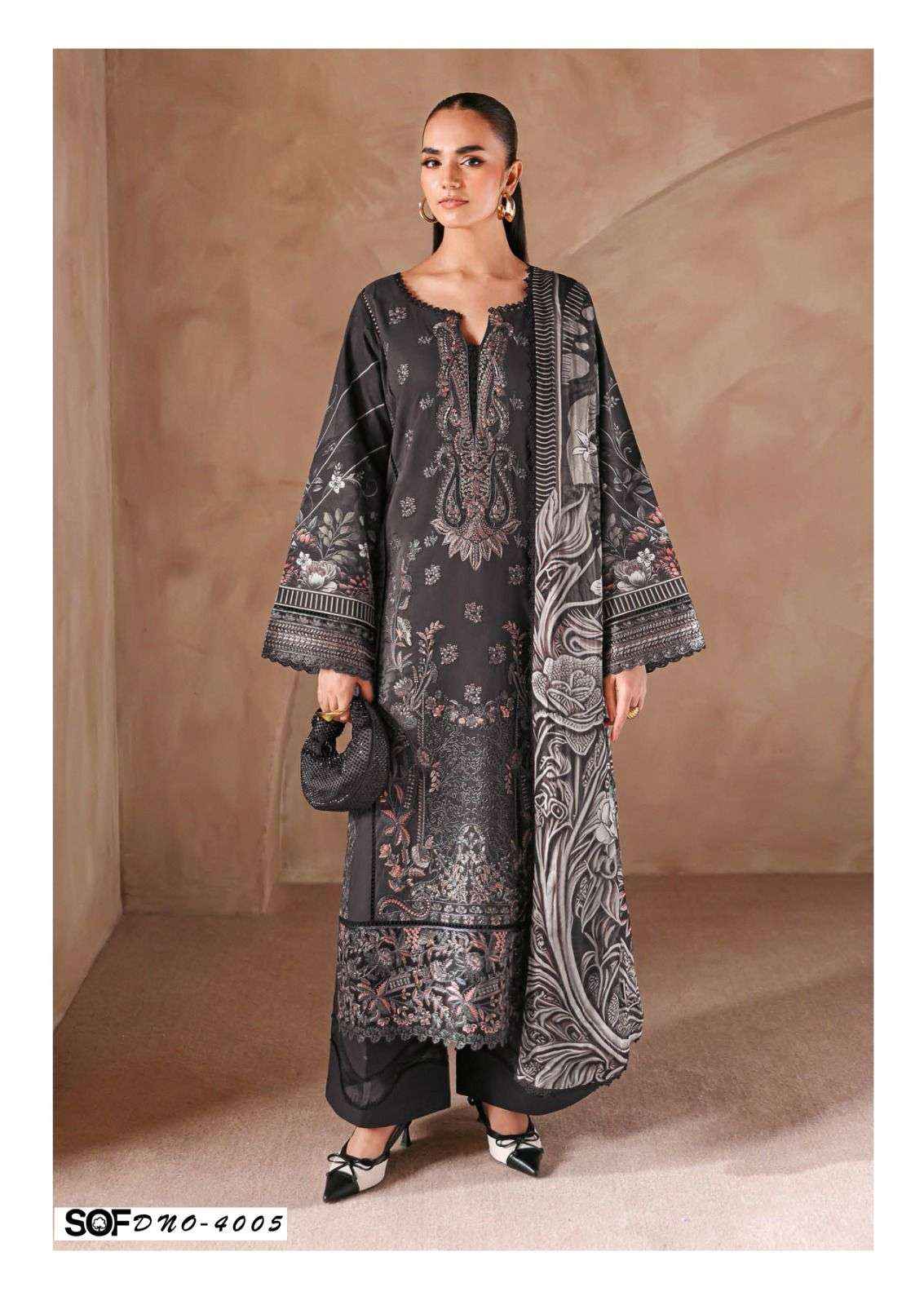 Shree Om Fab Asim Jofa Vol 4 Pakistani Printed  Suits Wholesale surat ( 6 Pcs Catalogue )