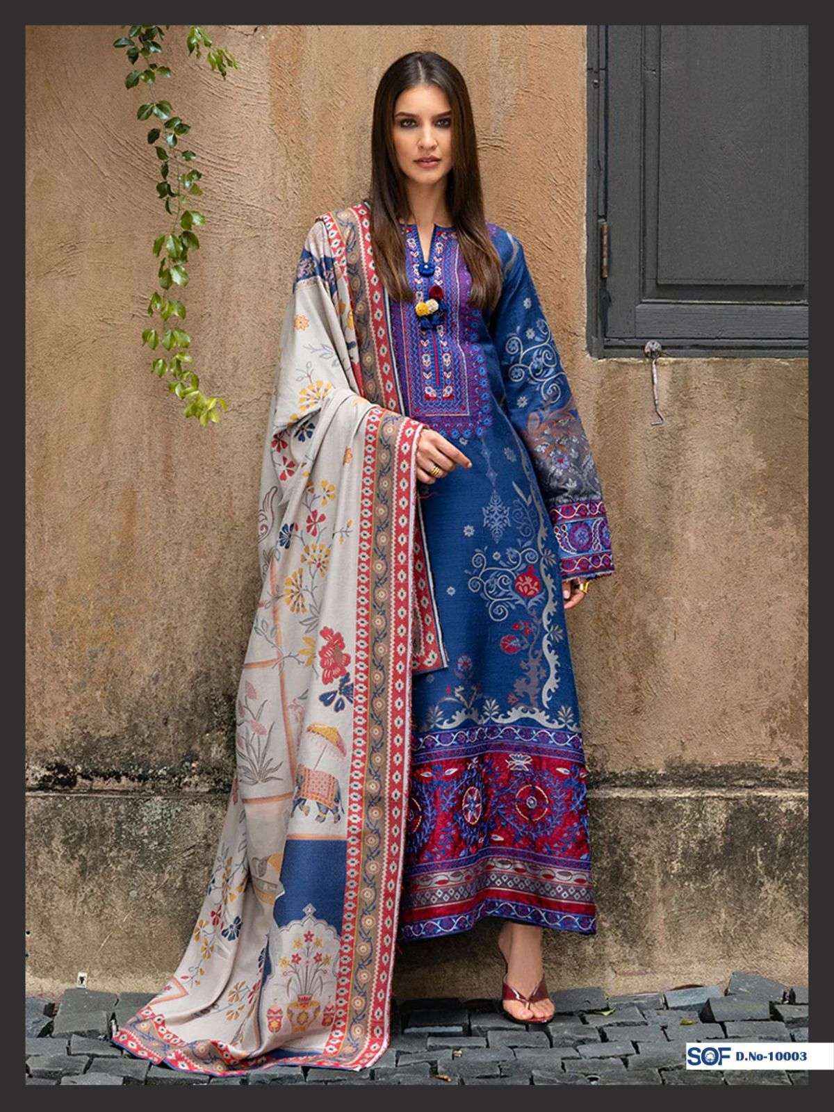 Shree Om Fab Saira Rizwan Vol 10 Pure Lawn Cotton Dress Material ( 6 Pcs Catalogue )
