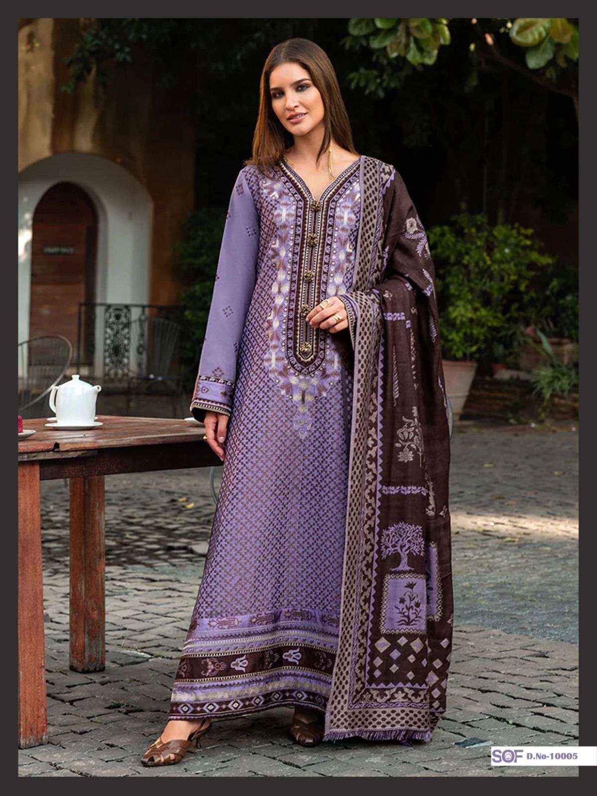 Shree Om Fab Saira Rizwan Vol 10 Pure Lawn Cotton Dress Material ( 6 Pcs Catalogue )