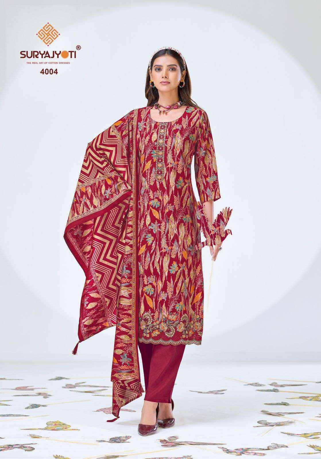 Suryajyoti Katrina Vol 4 Pure Modal Silk Readymade Suits Wholesale Price ( 8 Pcs Catalogue )