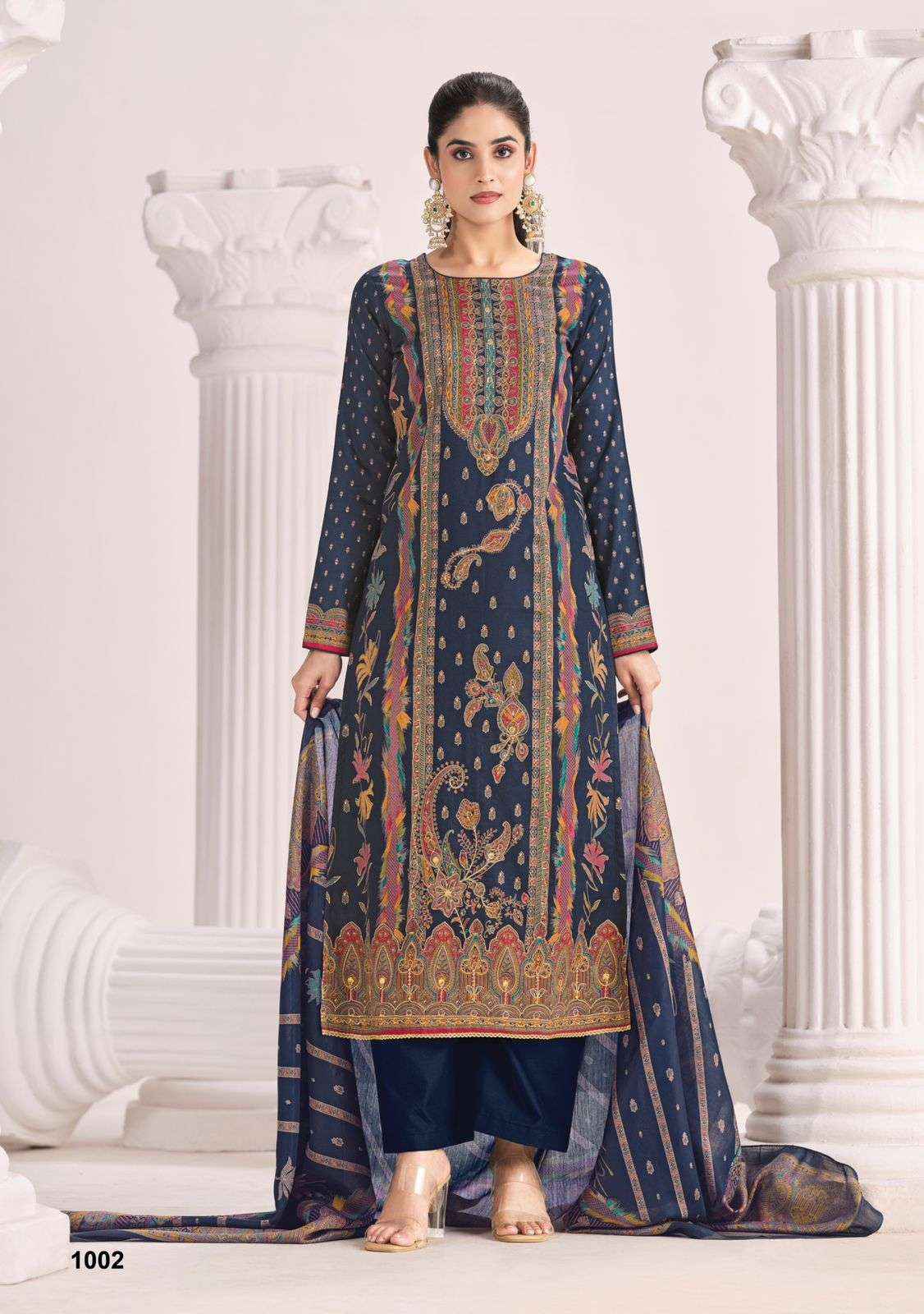 Suryajyoti Zarina Vol 1 Fancy Ladies Dress Material Wholesale Collection ( 6 Pcs Catalog )