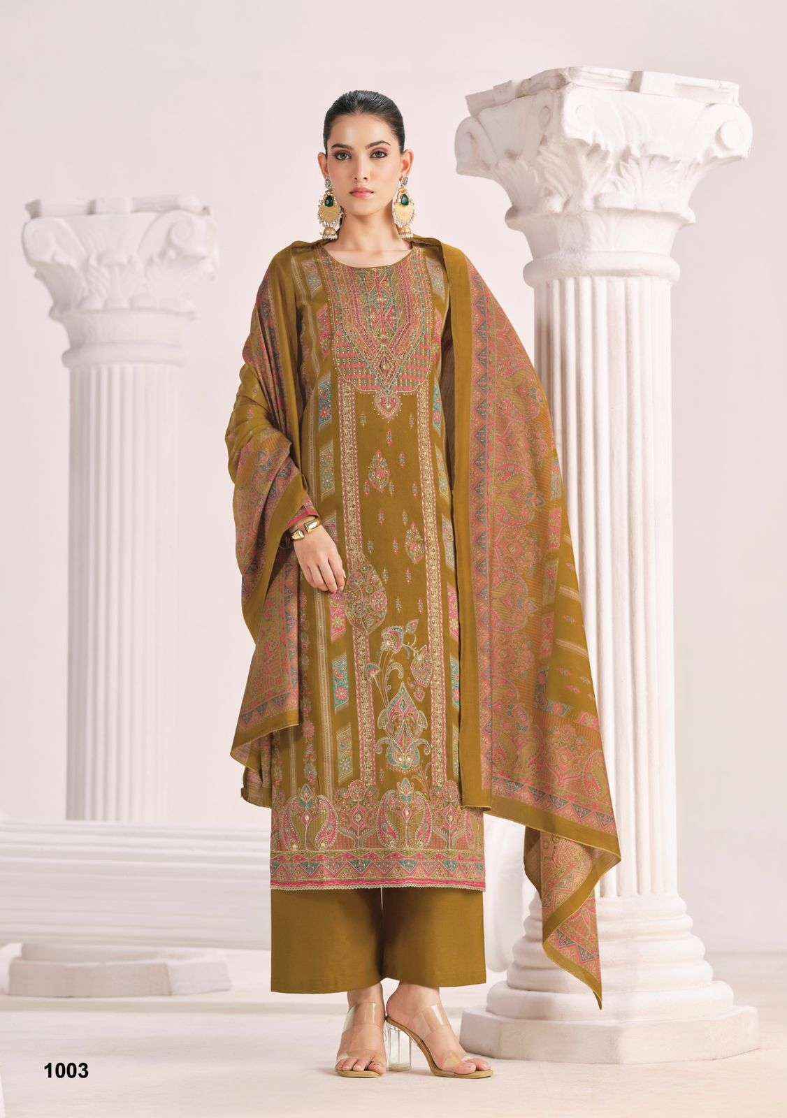 Suryajyoti Zarina Vol 1 Fancy Ladies Dress Material Wholesale Collection ( 6 Pcs Catalog )