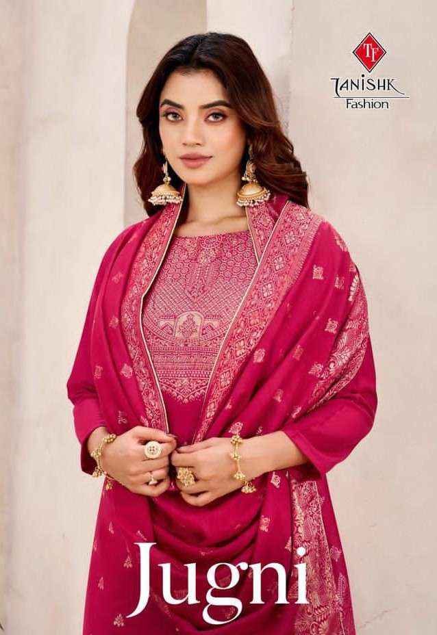 Tanishk Jugni Pure Muslin Jacquard Dress Collection ( 4 Pcs Catalog )