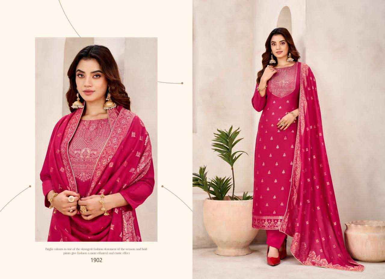 Tanishk Jugni Pure Muslin Jacquard Dress Collection ( 4 Pcs Catalog )