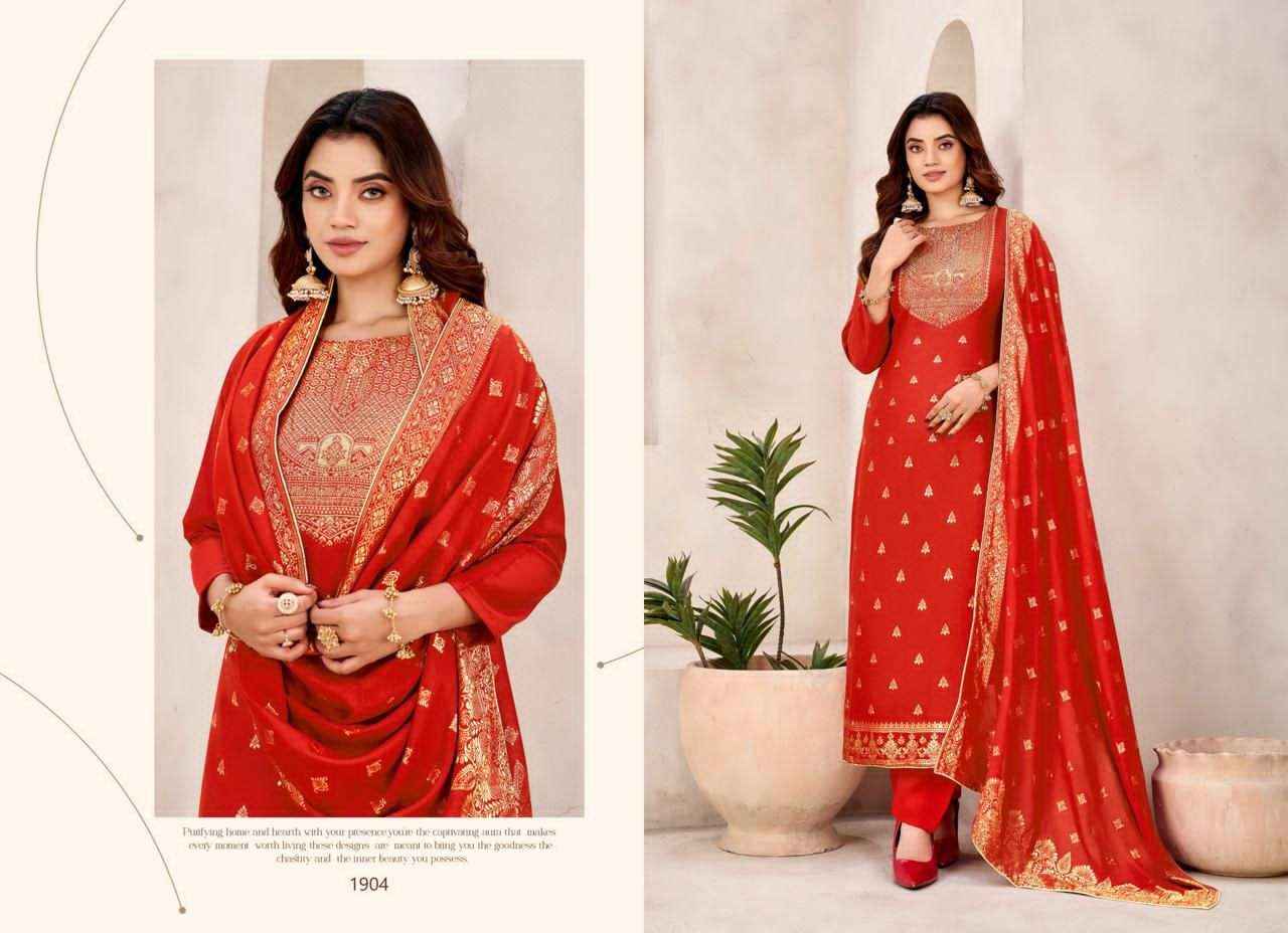 Tanishk Jugni Pure Muslin Jacquard Dress Collection ( 4 Pcs Catalog )