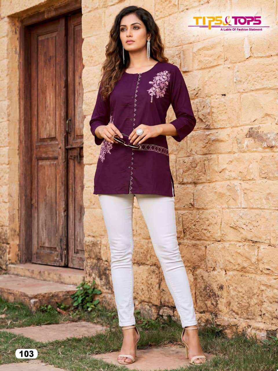 Tips & Tops Viana Cotton Top Collection ( 6 Pcs Catalog )
