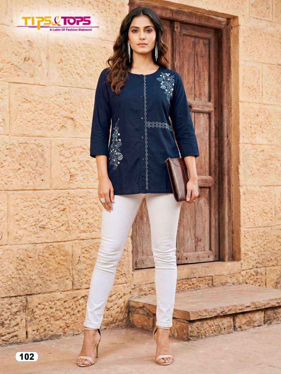 Tips & Tops Viana Cotton Top Collection ( 6 Pcs Catalog )