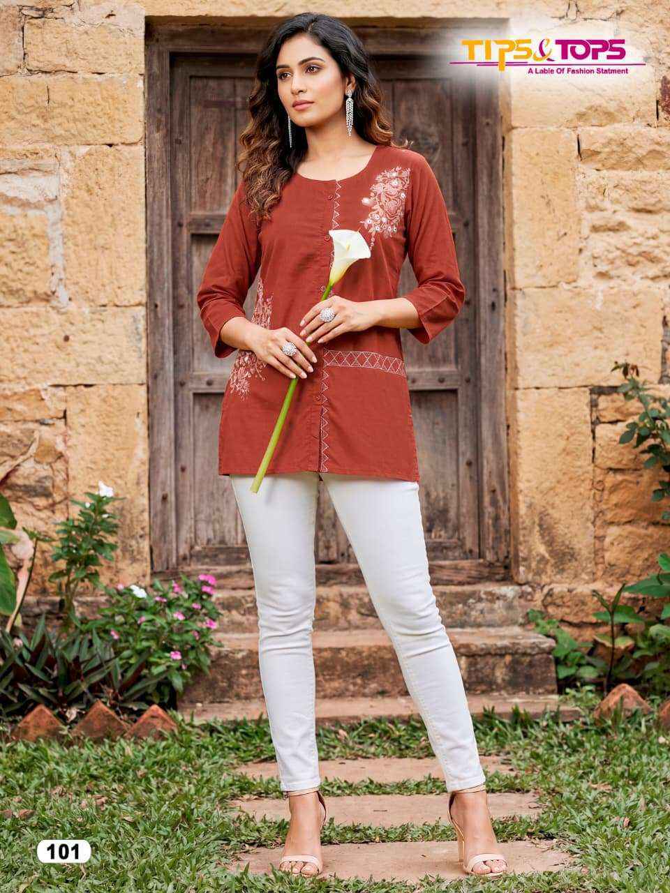 Tips & Tops Viana Cotton Top Collection ( 6 Pcs Catalog )