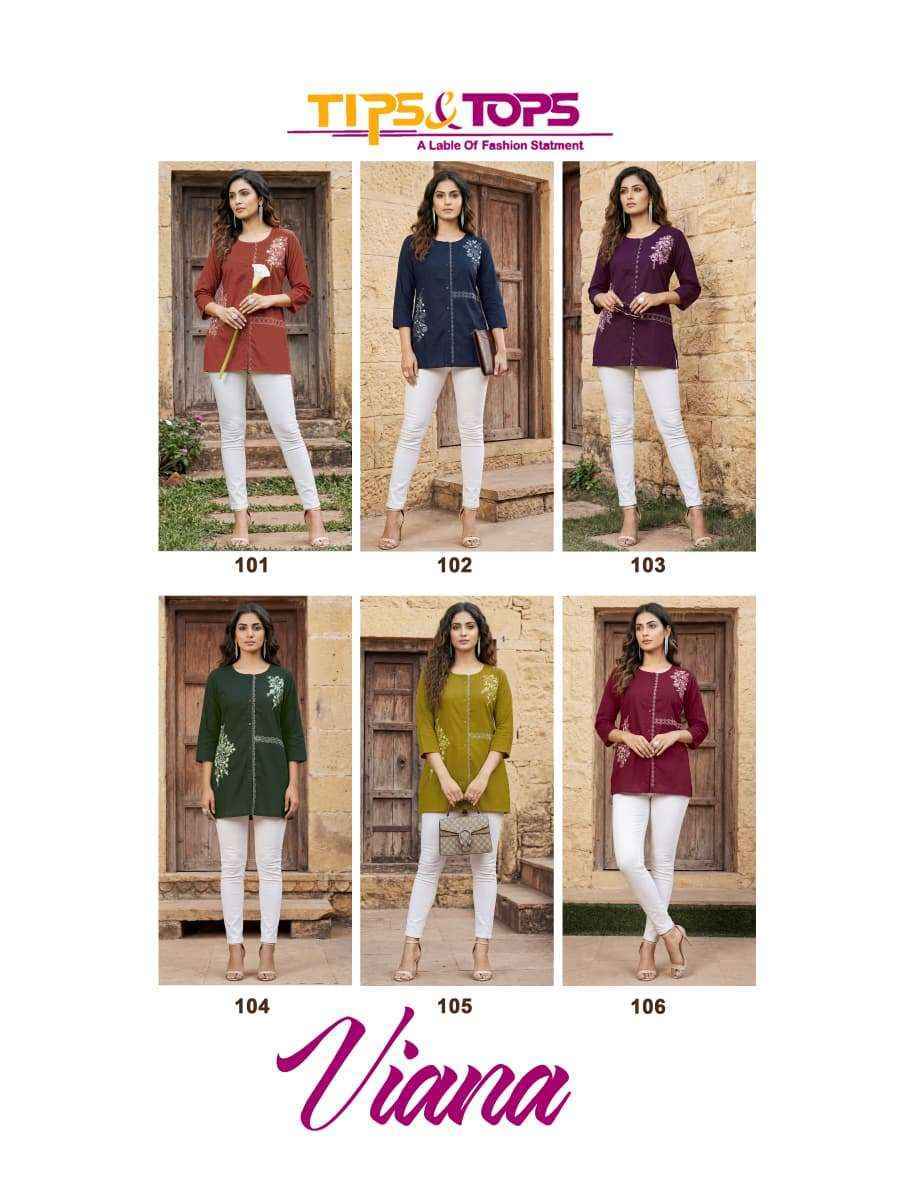 Tips & Tops Viana Cotton Top Collection ( 6 Pcs Catalog )