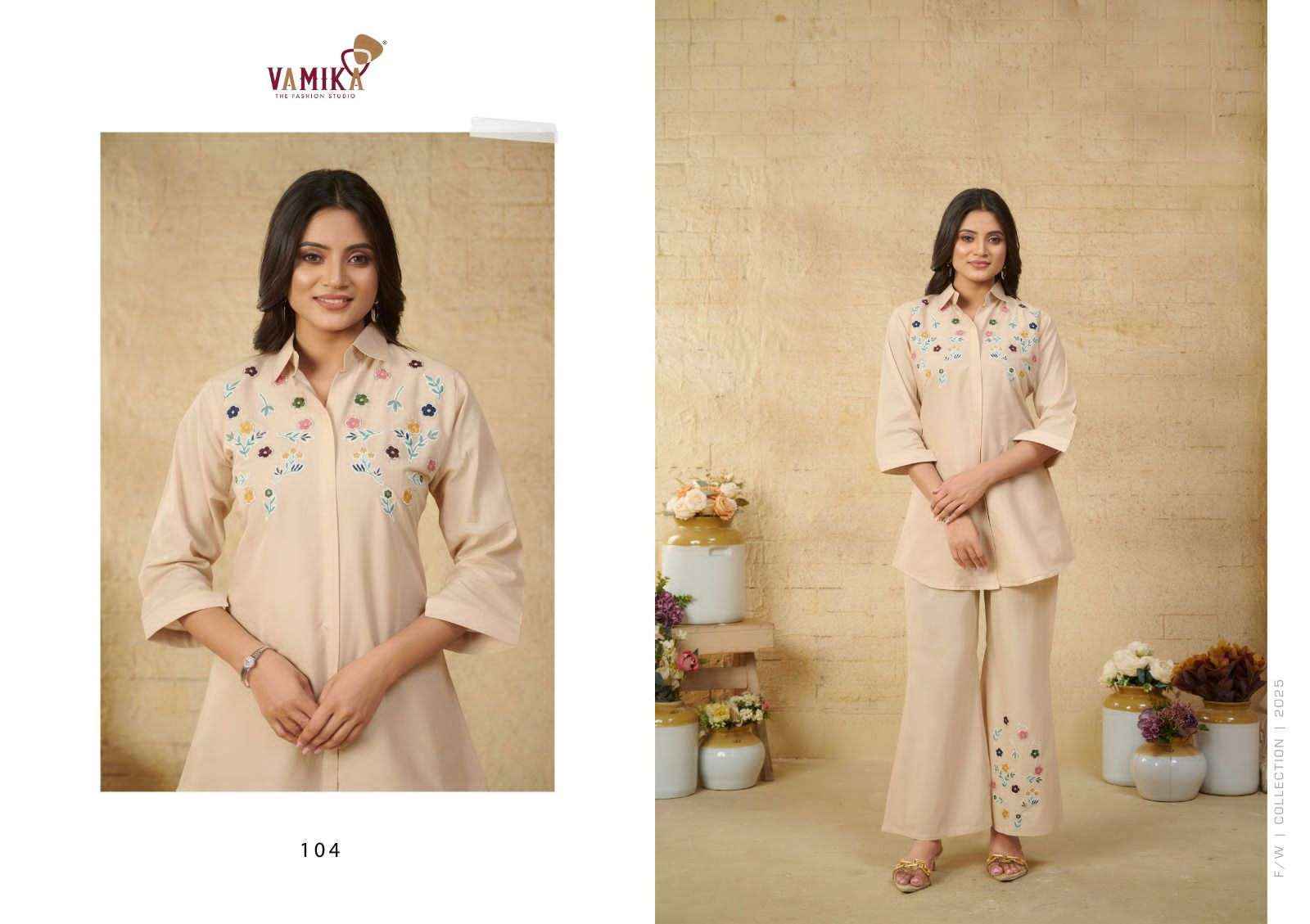 Vamika Victoria Premium Wear Cord Suit Wholesale Online Price ( 5 Pcs Catalogue )