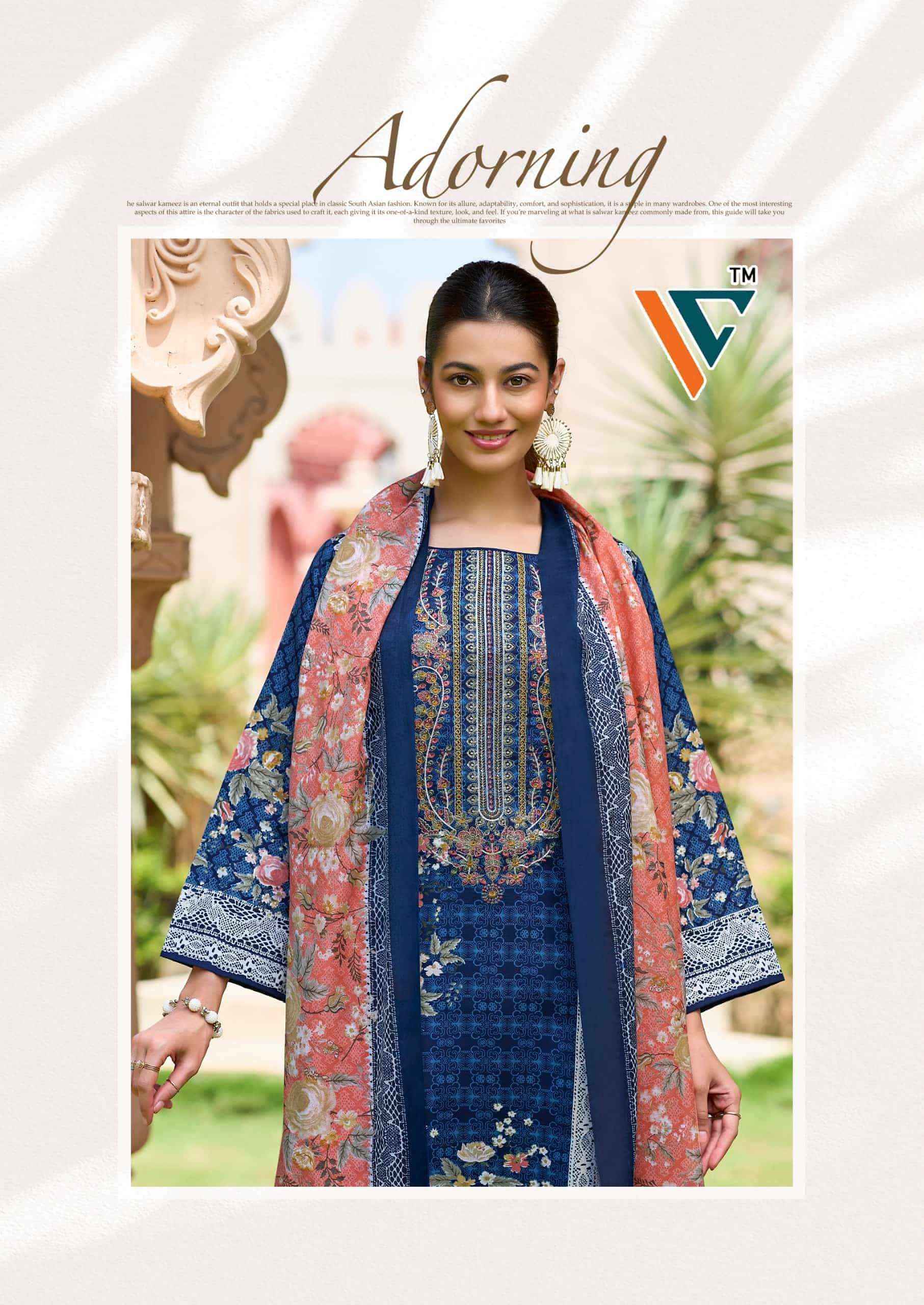 Vandana Fashion Madhubala Vol 1 Karachi Designs Cotton Dress Material Wholesale Collection ( 8 Pcs Catalog )