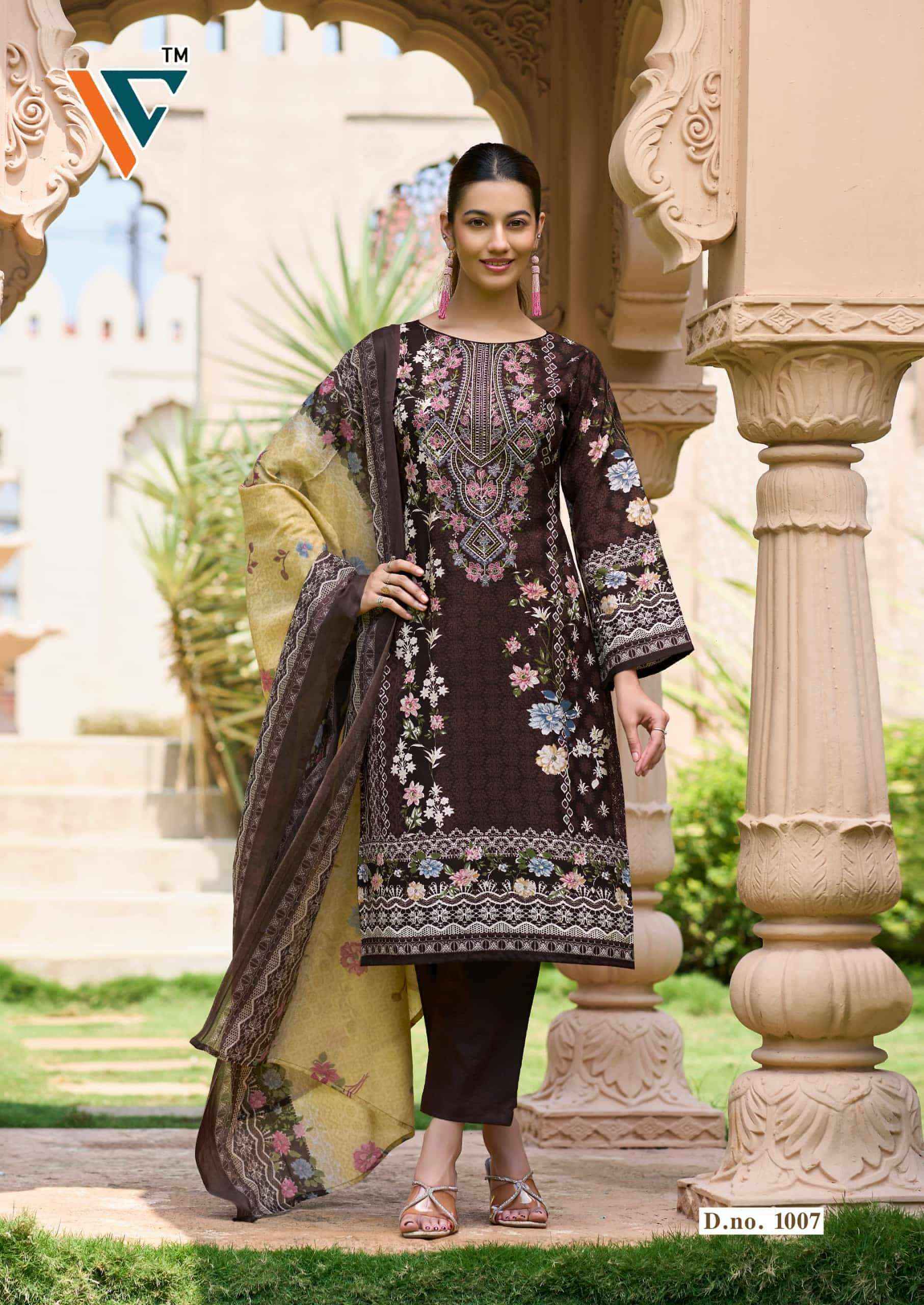 Vandana Fashion Madhubala Vol 1 Karachi Designs Cotton Dress Material Wholesale Collection ( 8 Pcs Catalog )
