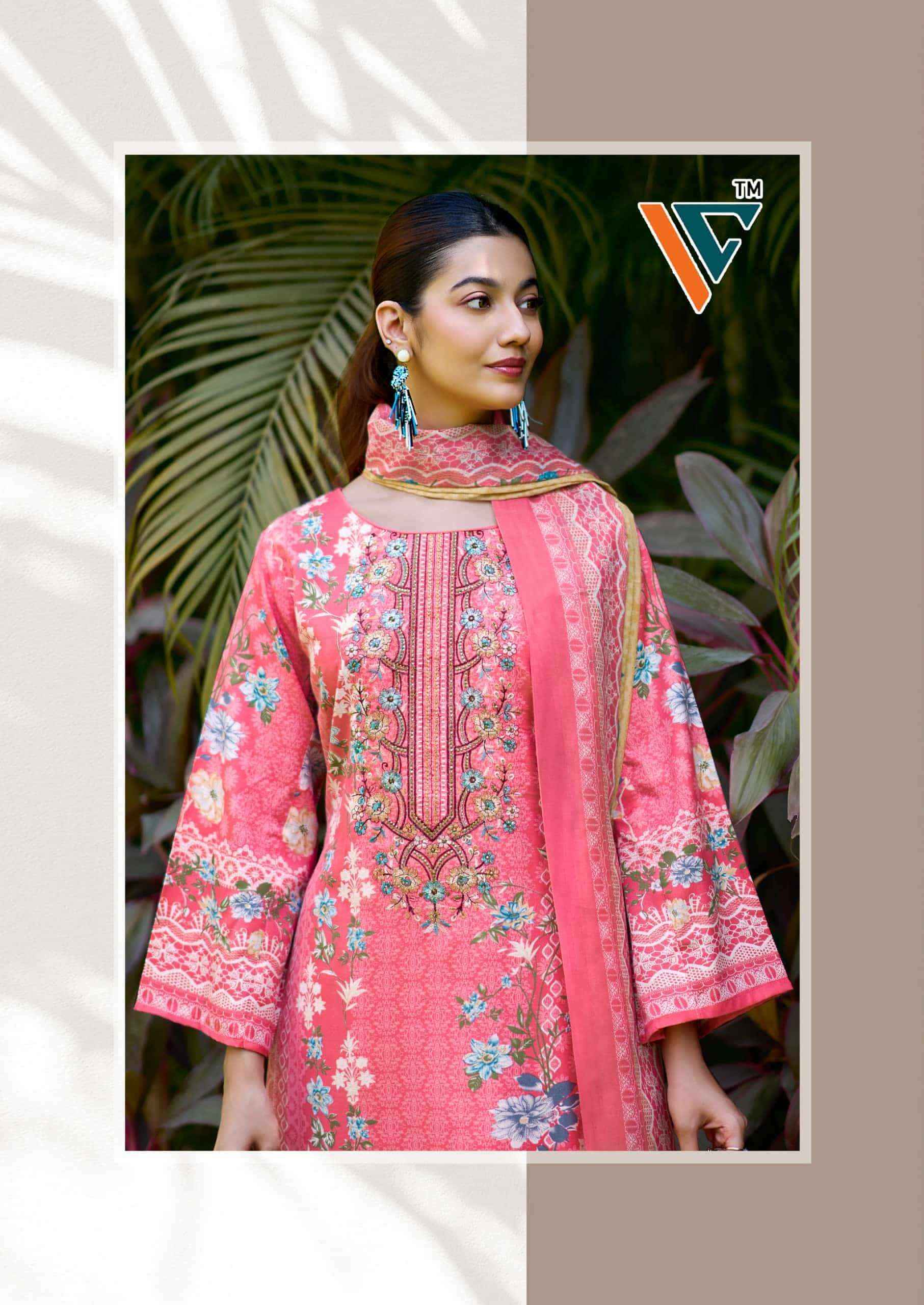 Vandana Fashion Madhubala Vol 1 Karachi Designs Cotton Dress Material Wholesale Collection ( 8 Pcs Catalog )