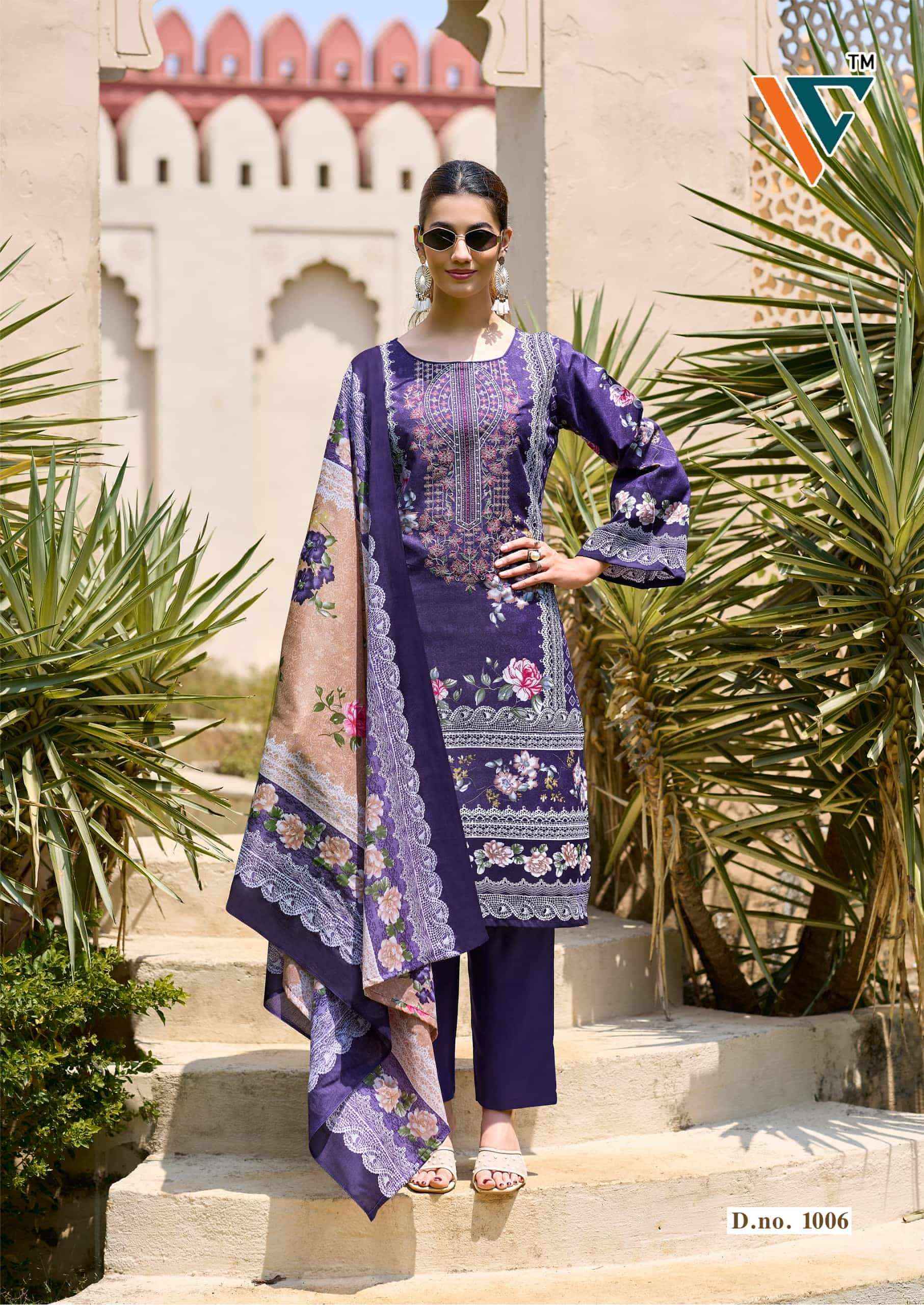 Vandana Fashion Madhubala Vol 1 Karachi Designs Cotton Dress Material Wholesale Collection ( 8 Pcs Catalog )