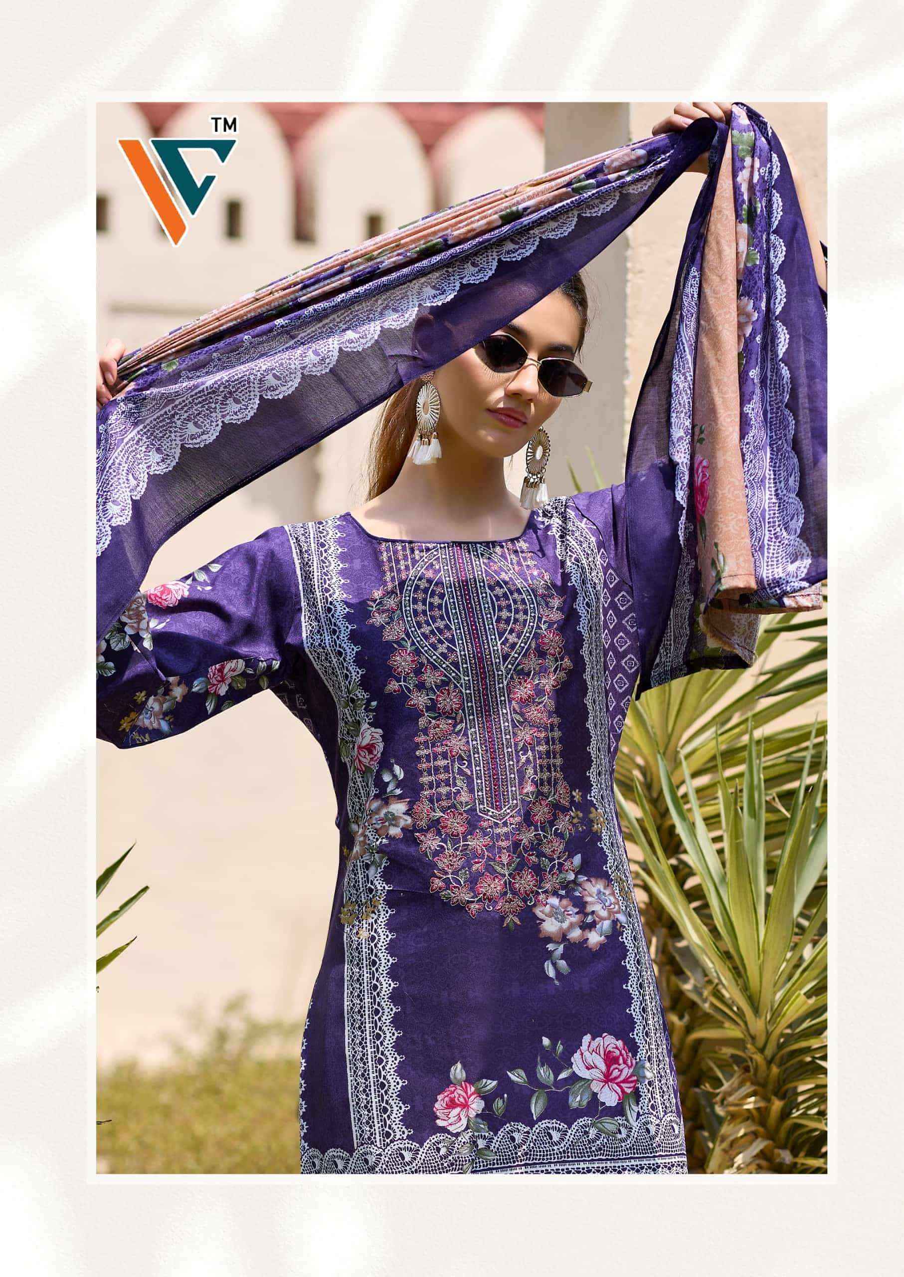 Vandana Fashion Madhubala Vol 1 Karachi Designs Cotton Dress Material Wholesale Collection ( 8 Pcs Catalog )