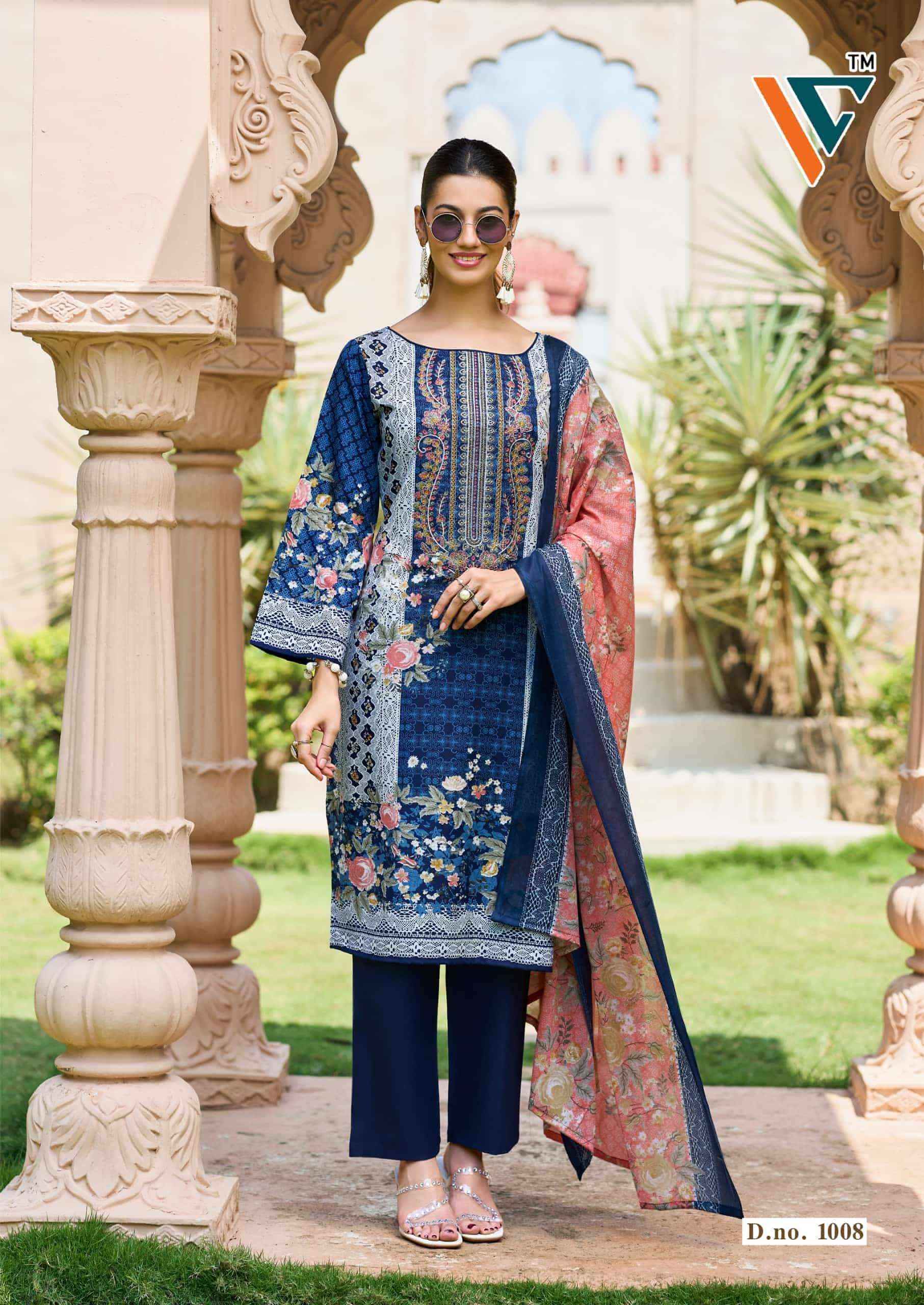 Vandana Fashion Madhubala Vol 1 Karachi Designs Cotton Dress Material Wholesale Collection ( 8 Pcs Catalog )
