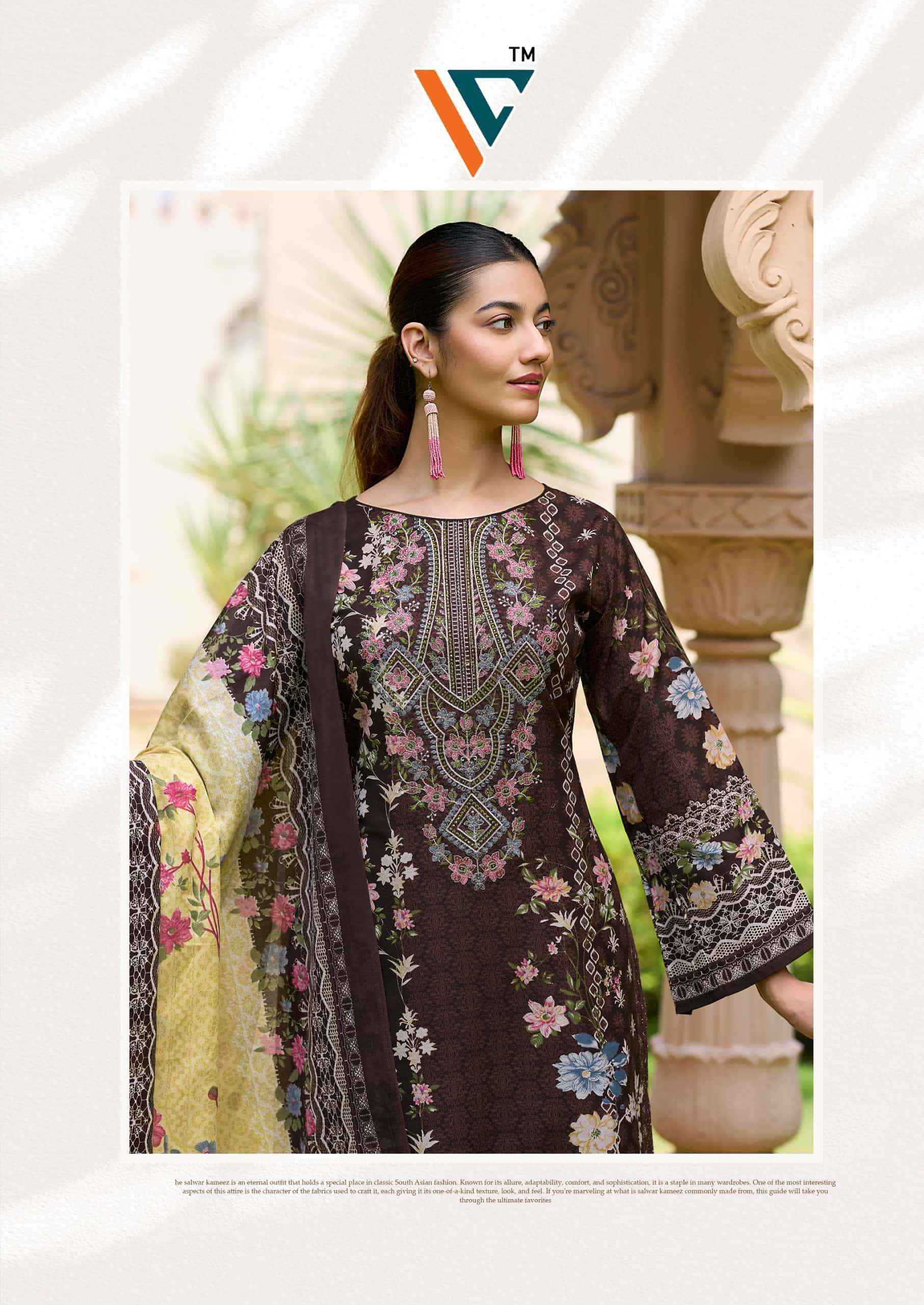 Vandana Fashion Madhubala Vol 1 Karachi Designs Cotton Dress Material Wholesale Collection ( 8 Pcs Catalog )