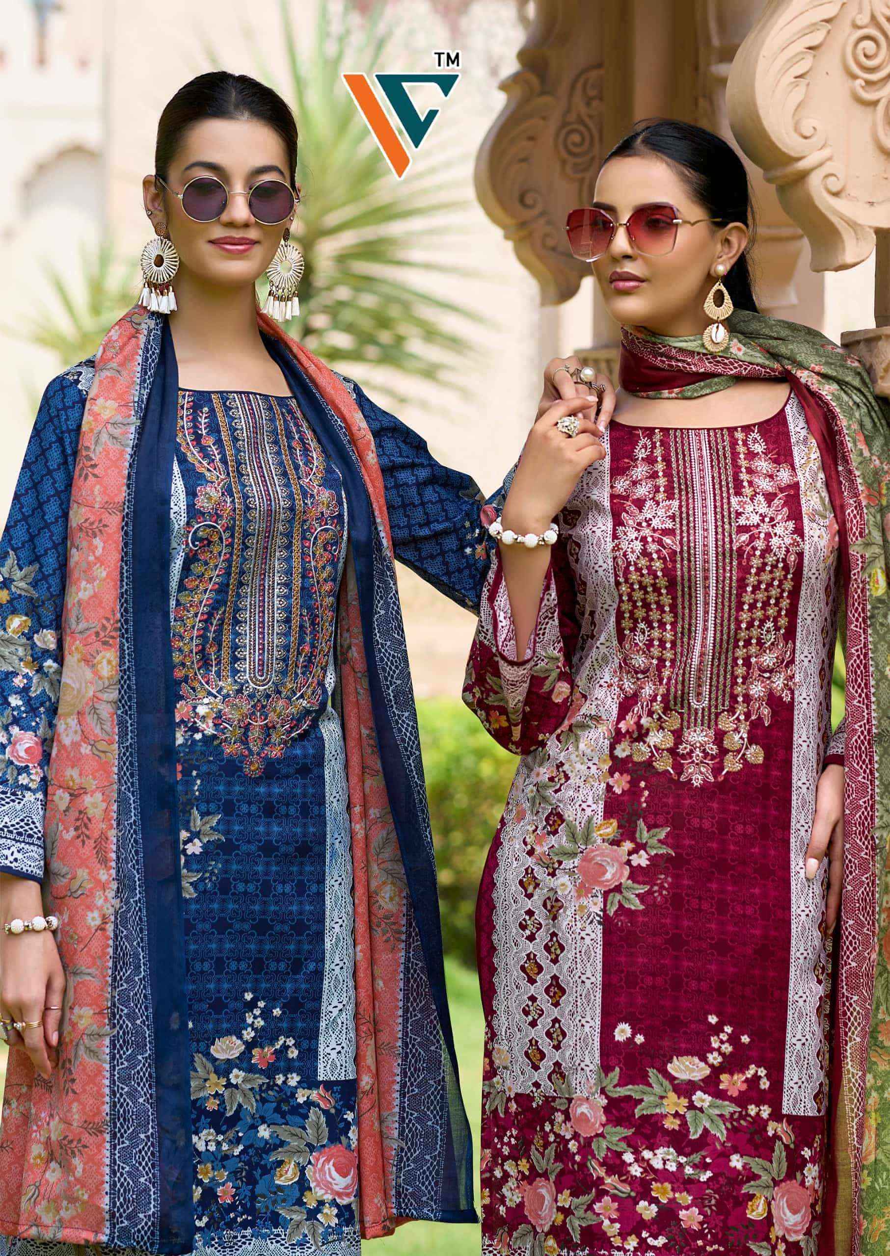 Vandana Fashion Madhubala Vol 1 Karachi Designs Cotton Dress Material Wholesale Collection ( 8 Pcs Catalog )