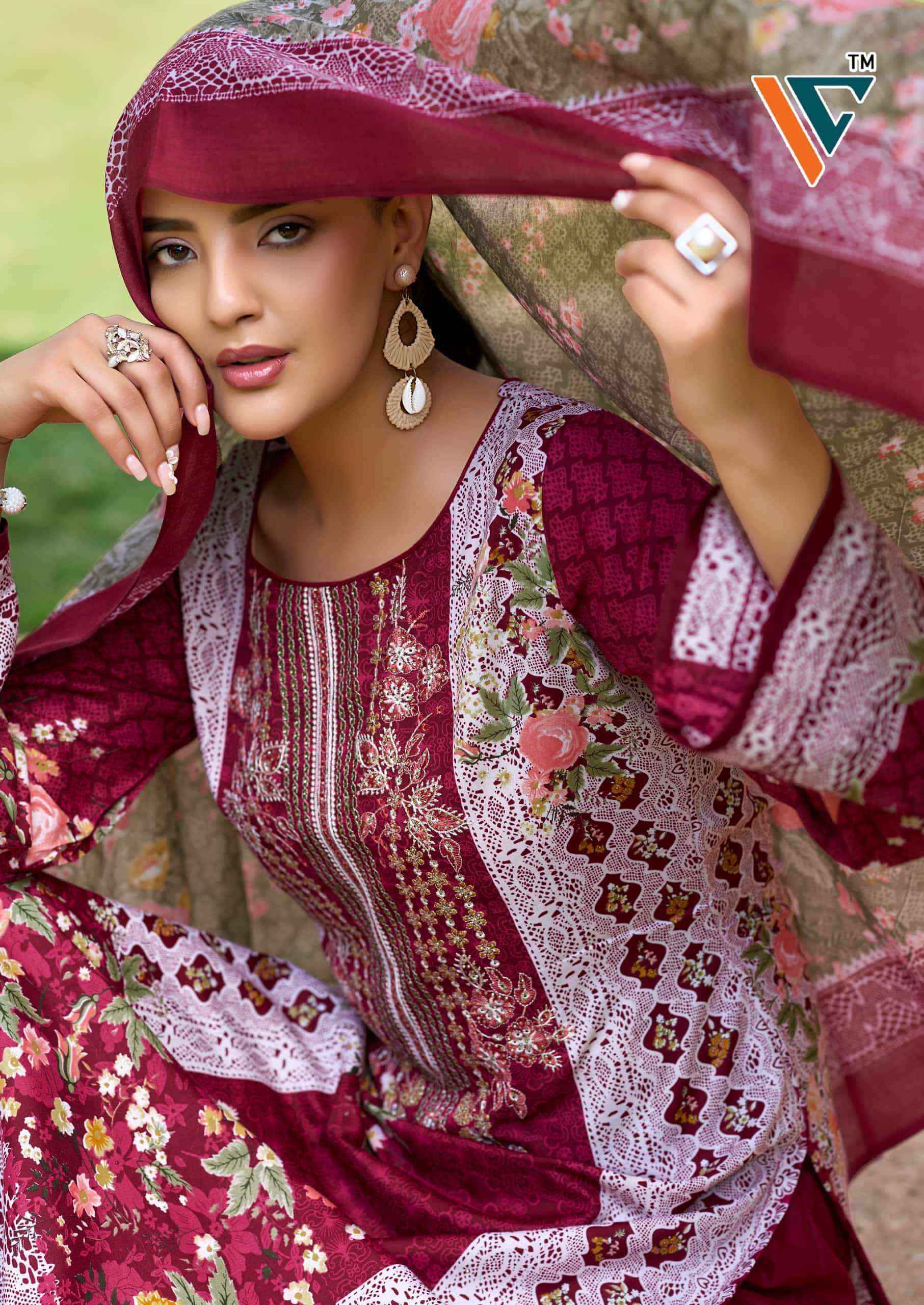 Vandana Fashion Madhubala Vol 1 Karachi Designs Cotton Dress Material Wholesale Collection ( 8 Pcs Catalog )