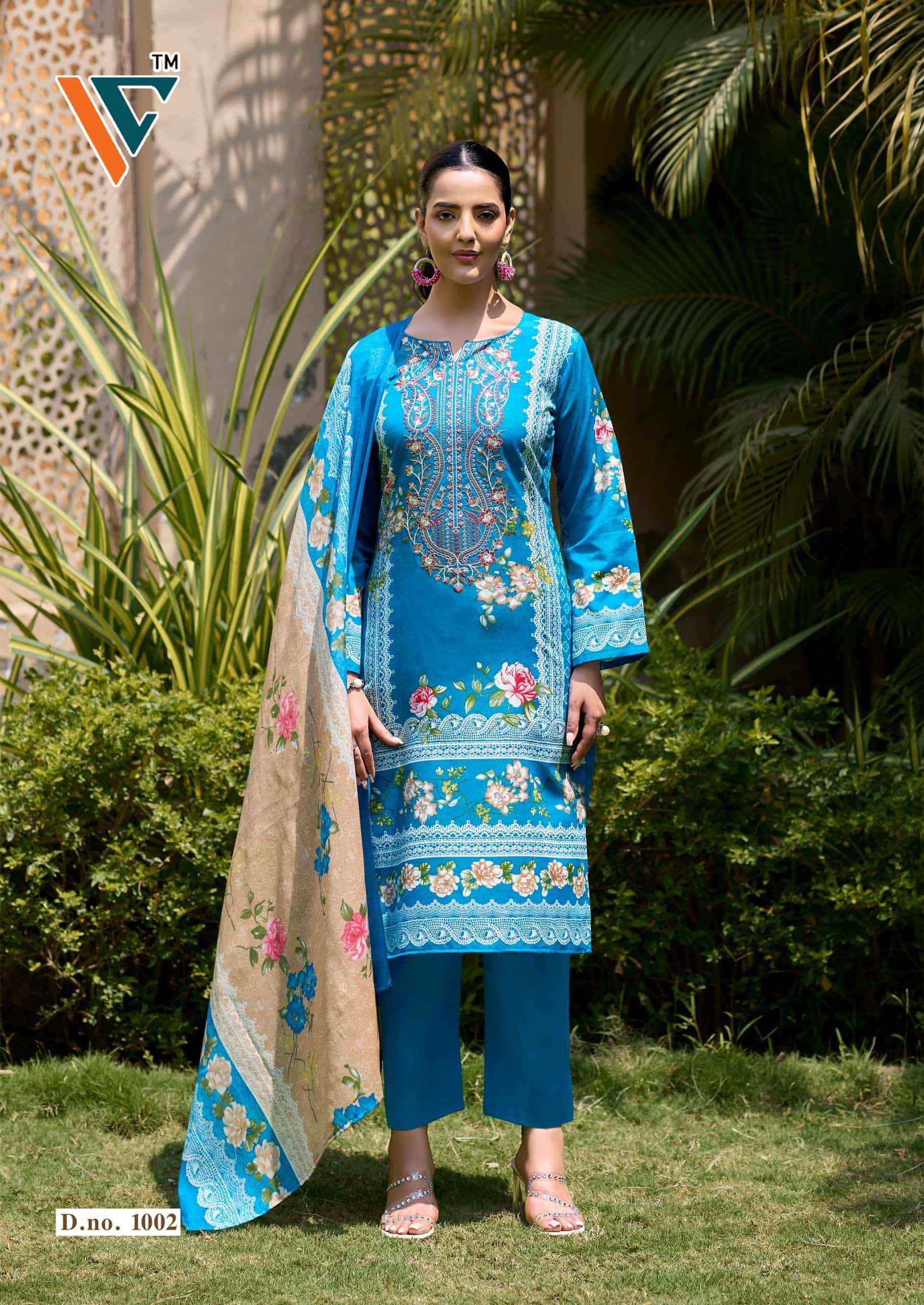 Vandana Fashion Madhubala Vol 1 Karachi Designs Cotton Dress Material Wholesale Collection ( 8 Pcs Catalog )