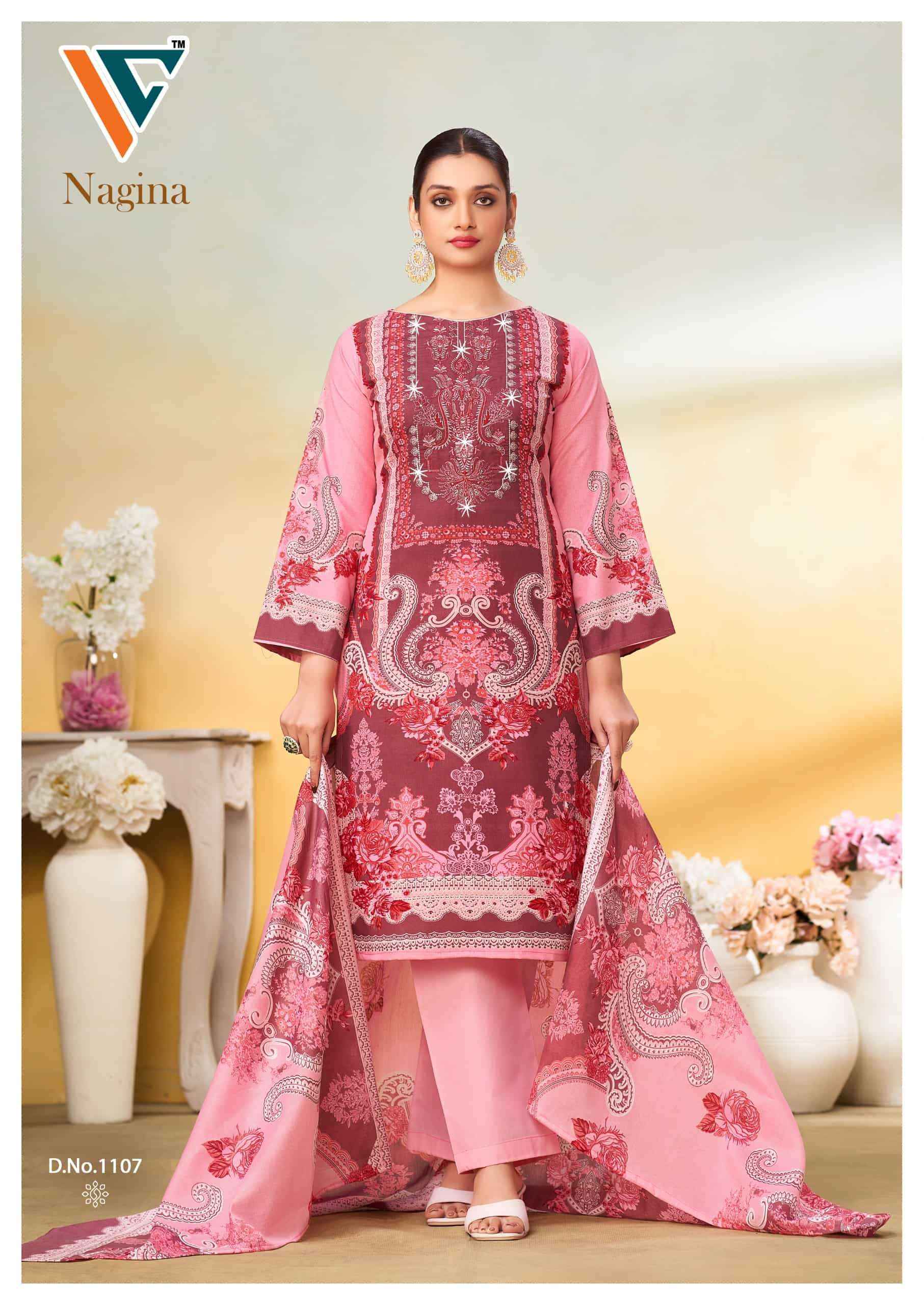 Vandana Fashion Nagina Vol 11 Fancy Cotton Dress Collection ( 8 Pcs Catalog )