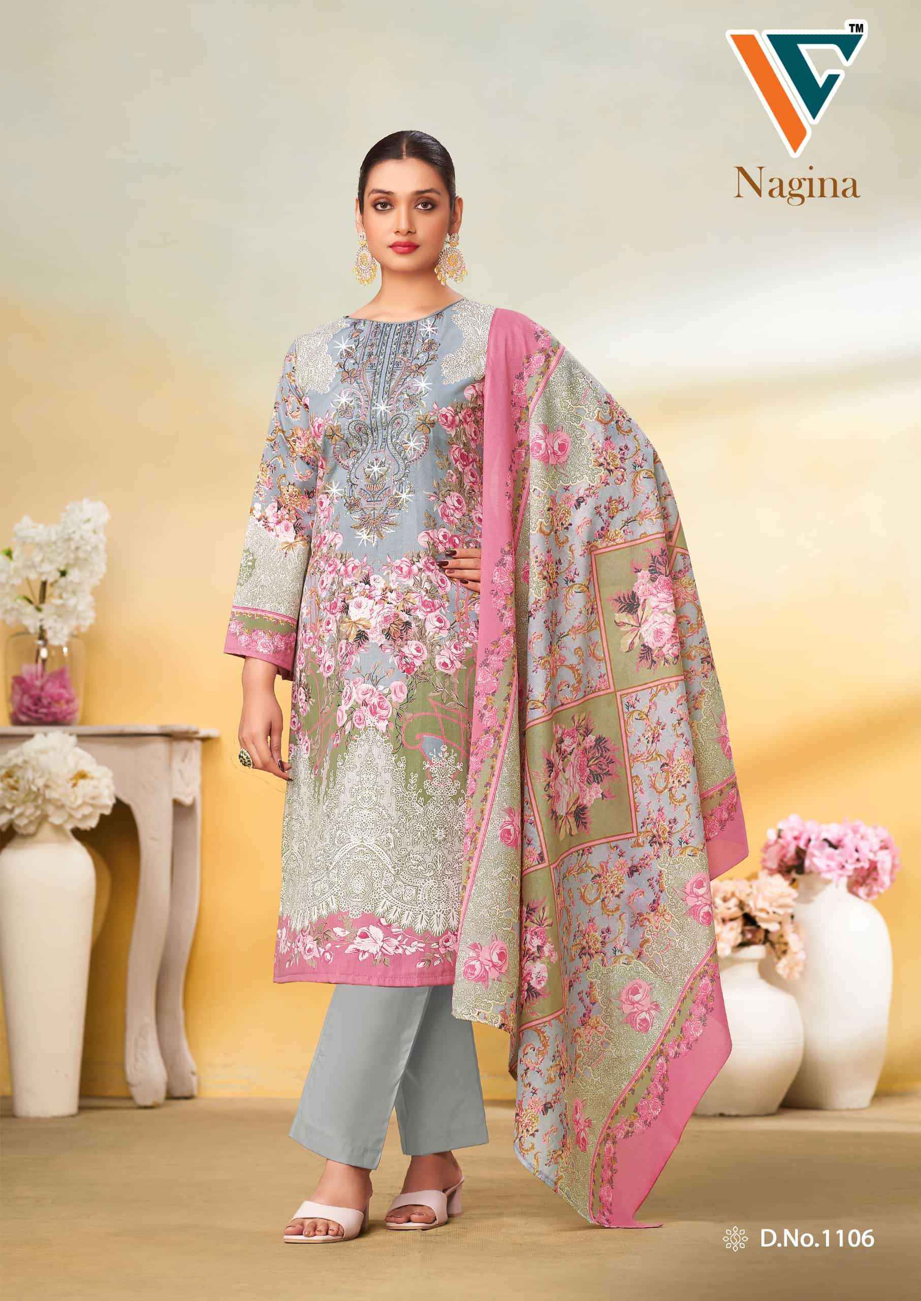 Vandana Fashion Nagina Vol 11 Fancy Cotton Dress Collection ( 8 Pcs Catalog )