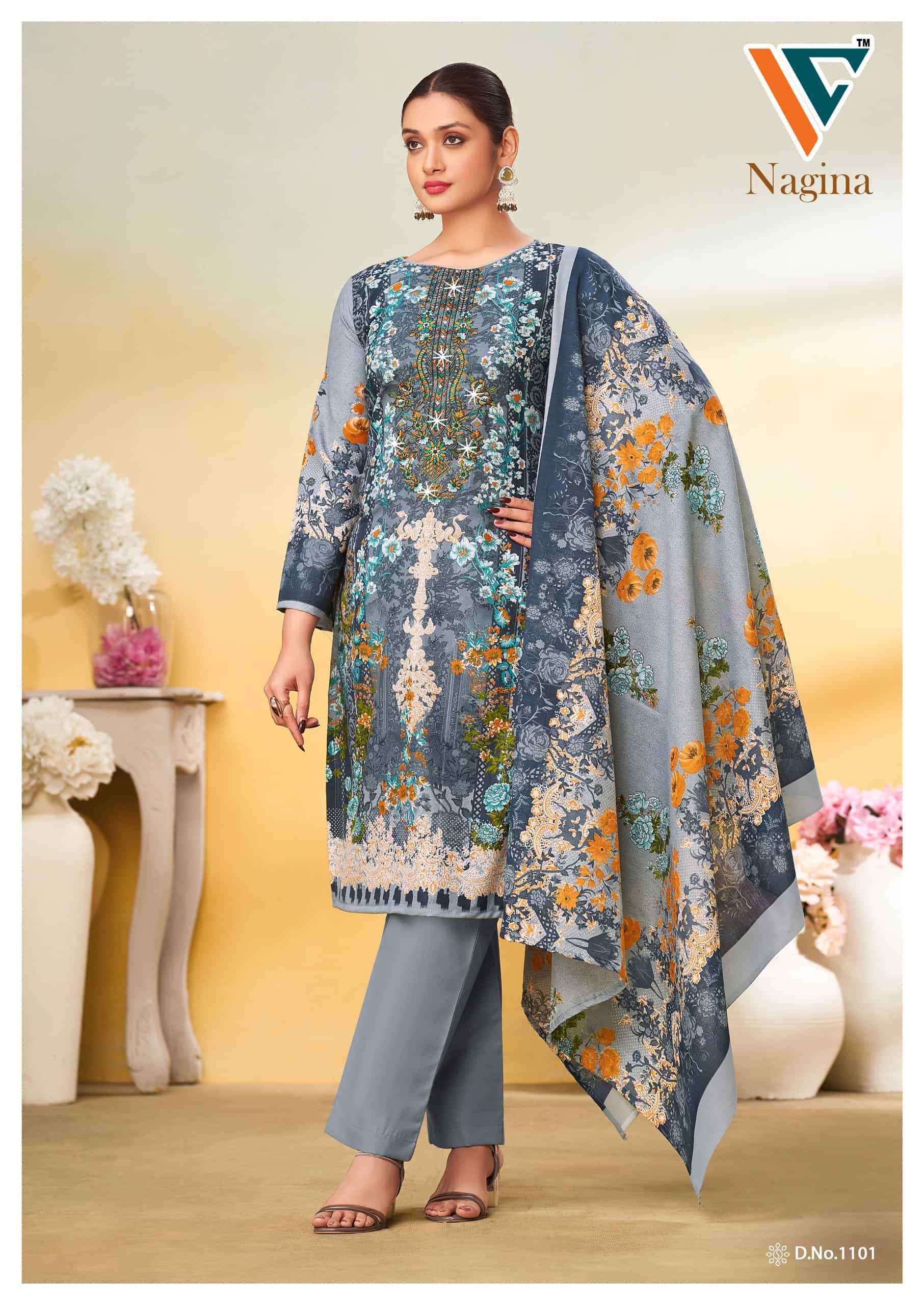 Vandana Fashion Nagina Vol 11 Fancy Cotton Dress Collection ( 8 Pcs Catalog )