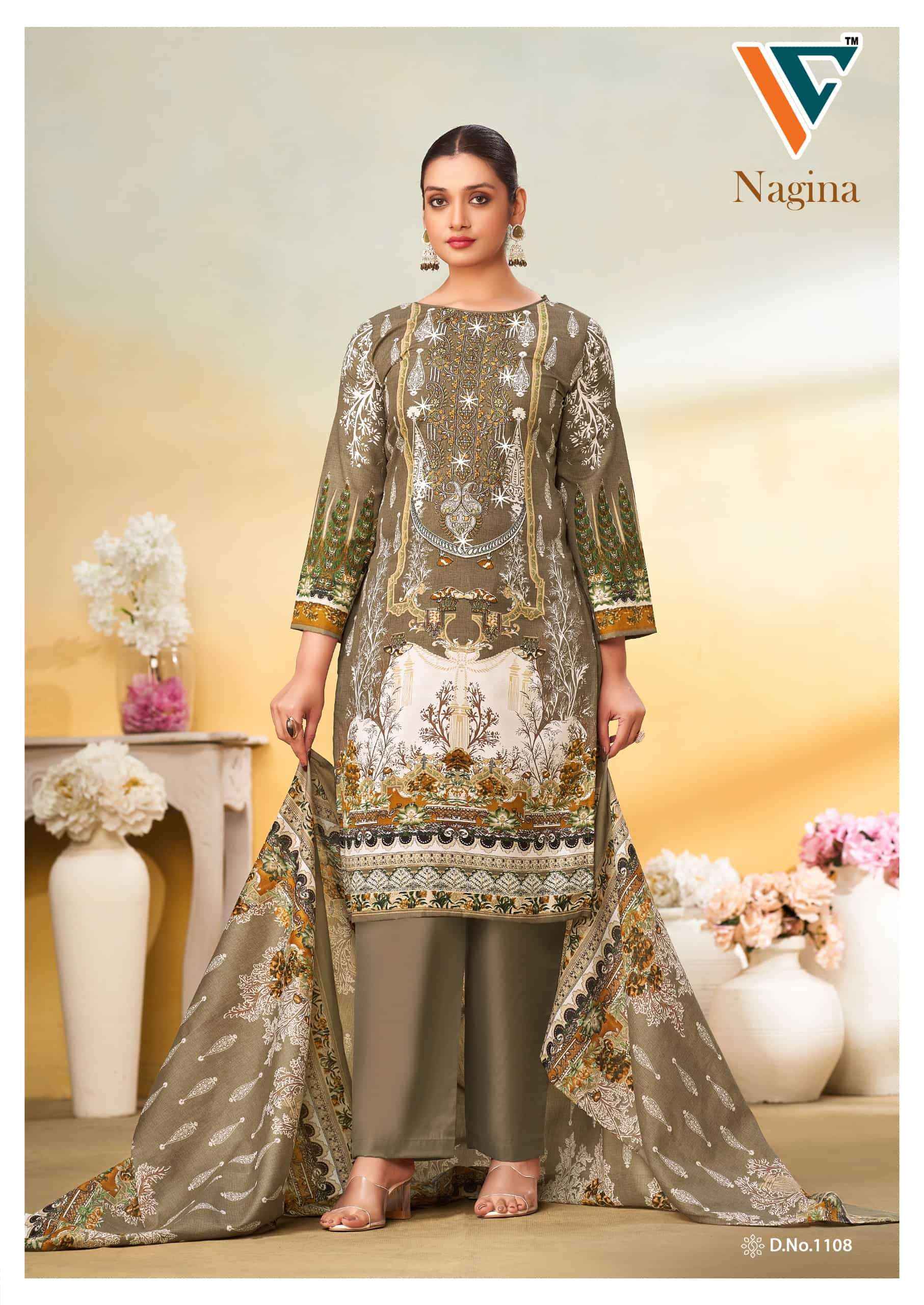 Vandana Fashion Nagina Vol 11 Fancy Cotton Dress Collection ( 8 Pcs Catalog )