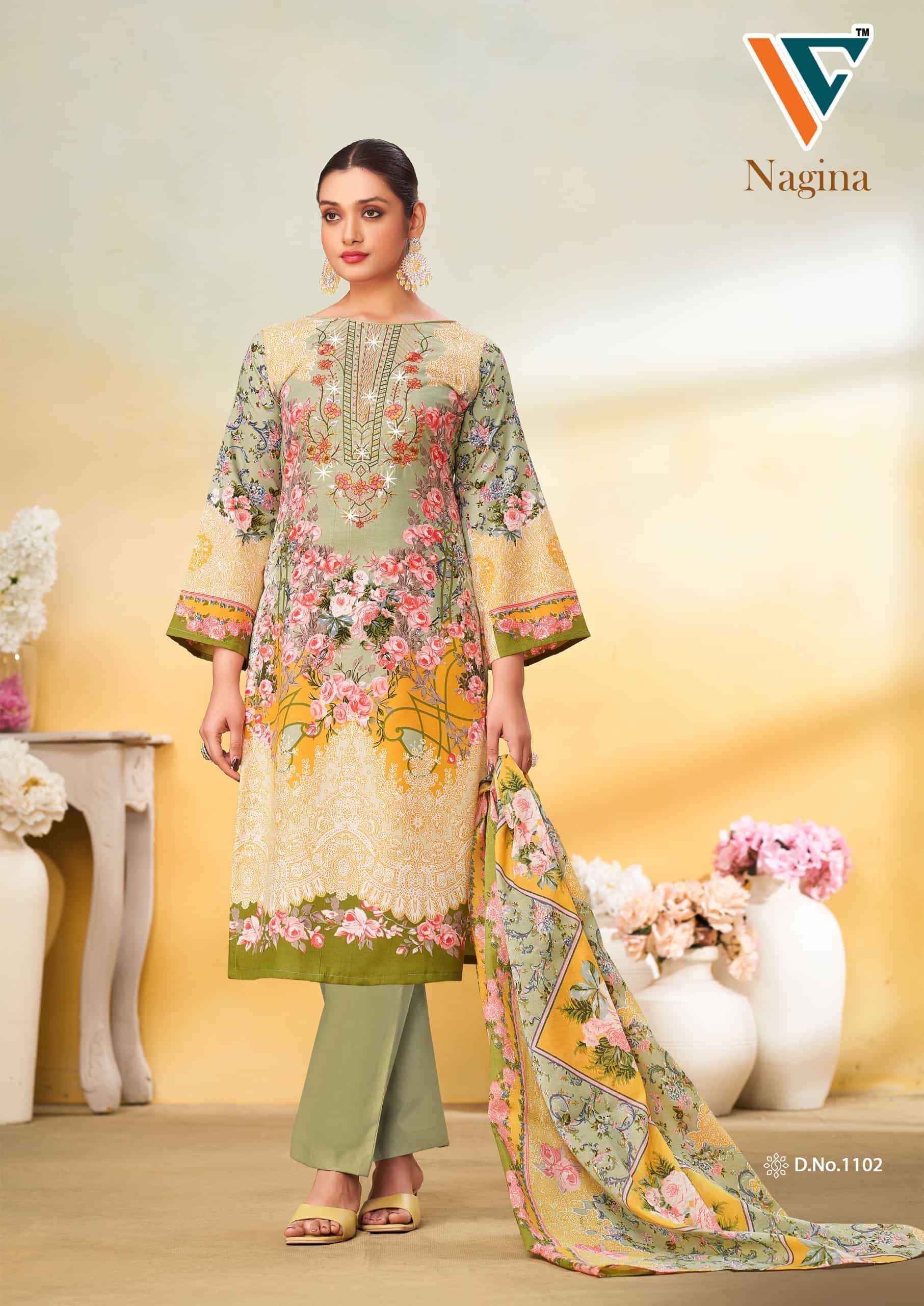 Vandana Fashion Nagina Vol 11 Fancy Cotton Dress Collection ( 8 Pcs Catalog )