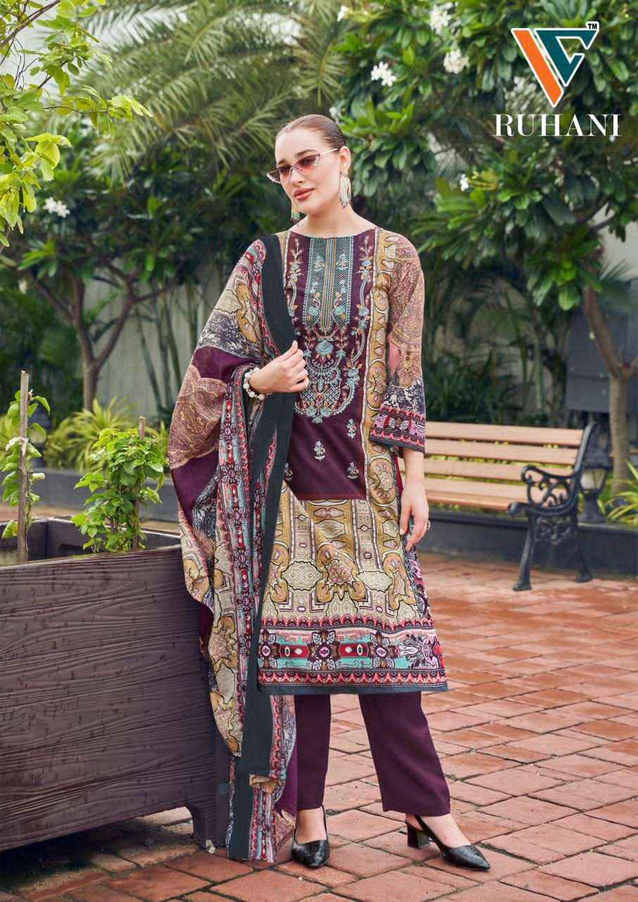 Vandana Fashion Ruhani Vol 38 Designer Print Cotton Dress Collection ( 8 Pcs Catalog )