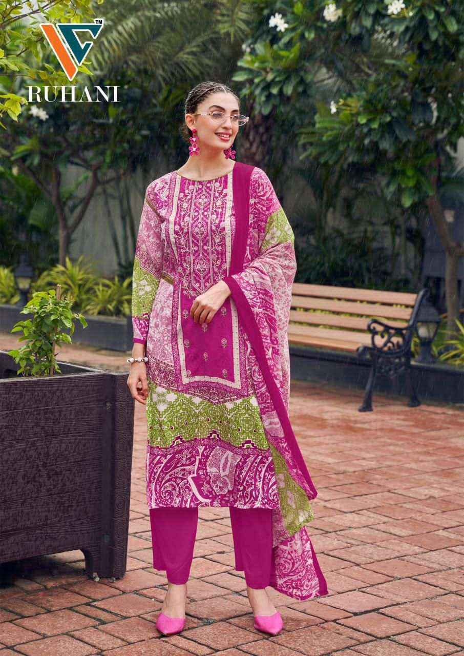 Vandana Fashion Ruhani Vol 38 Designer Print Cotton Dress Collection ( 8 Pcs Catalog )