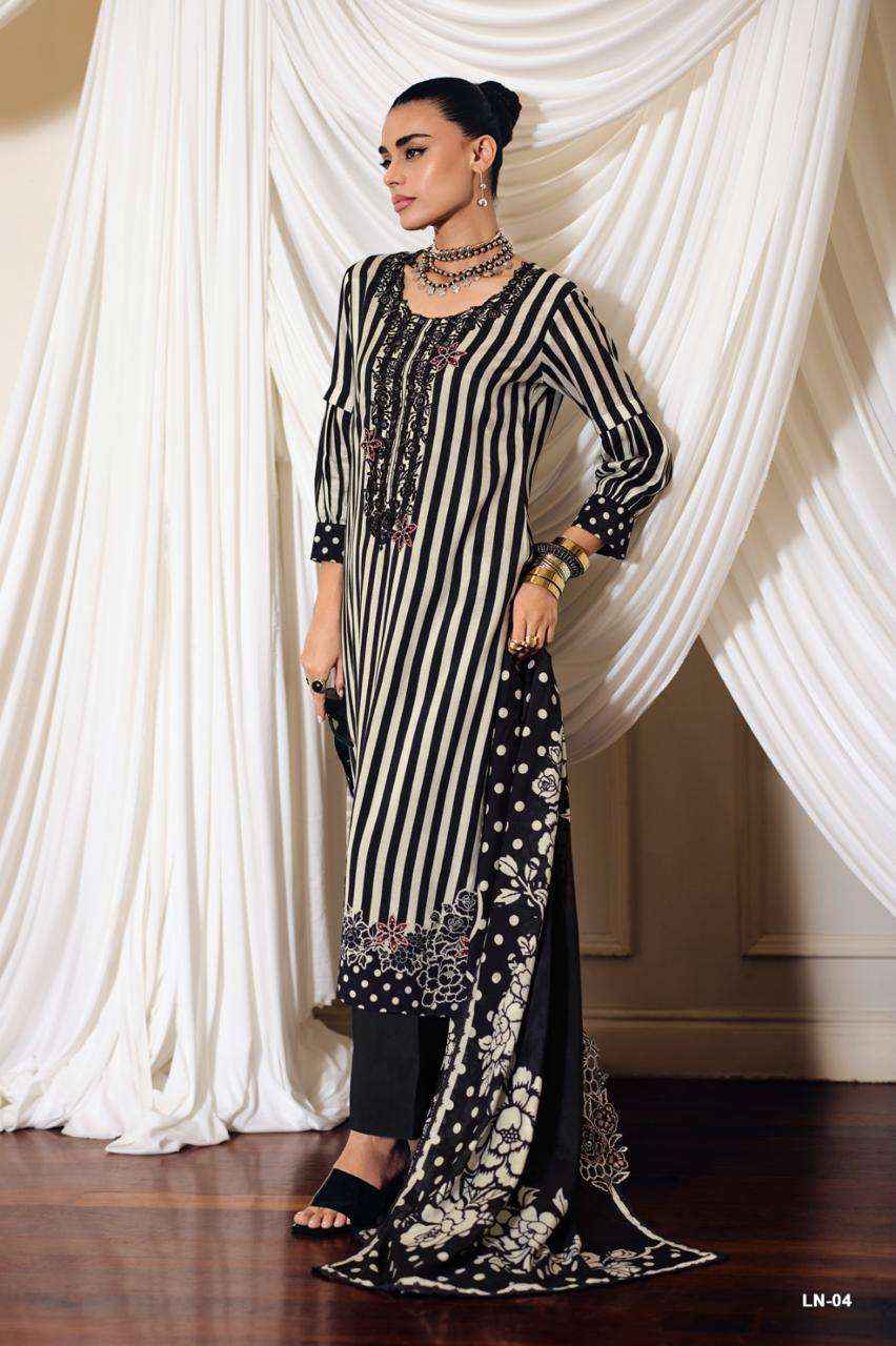 Varsha Lumina Exclusive Designs Muslin Dress Collection ( 4 Pcs Catalog )
