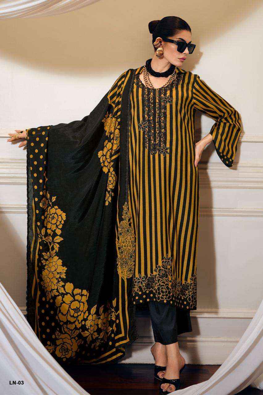 Varsha Lumina Exclusive Designs Muslin Dress Collection ( 4 Pcs Catalog )