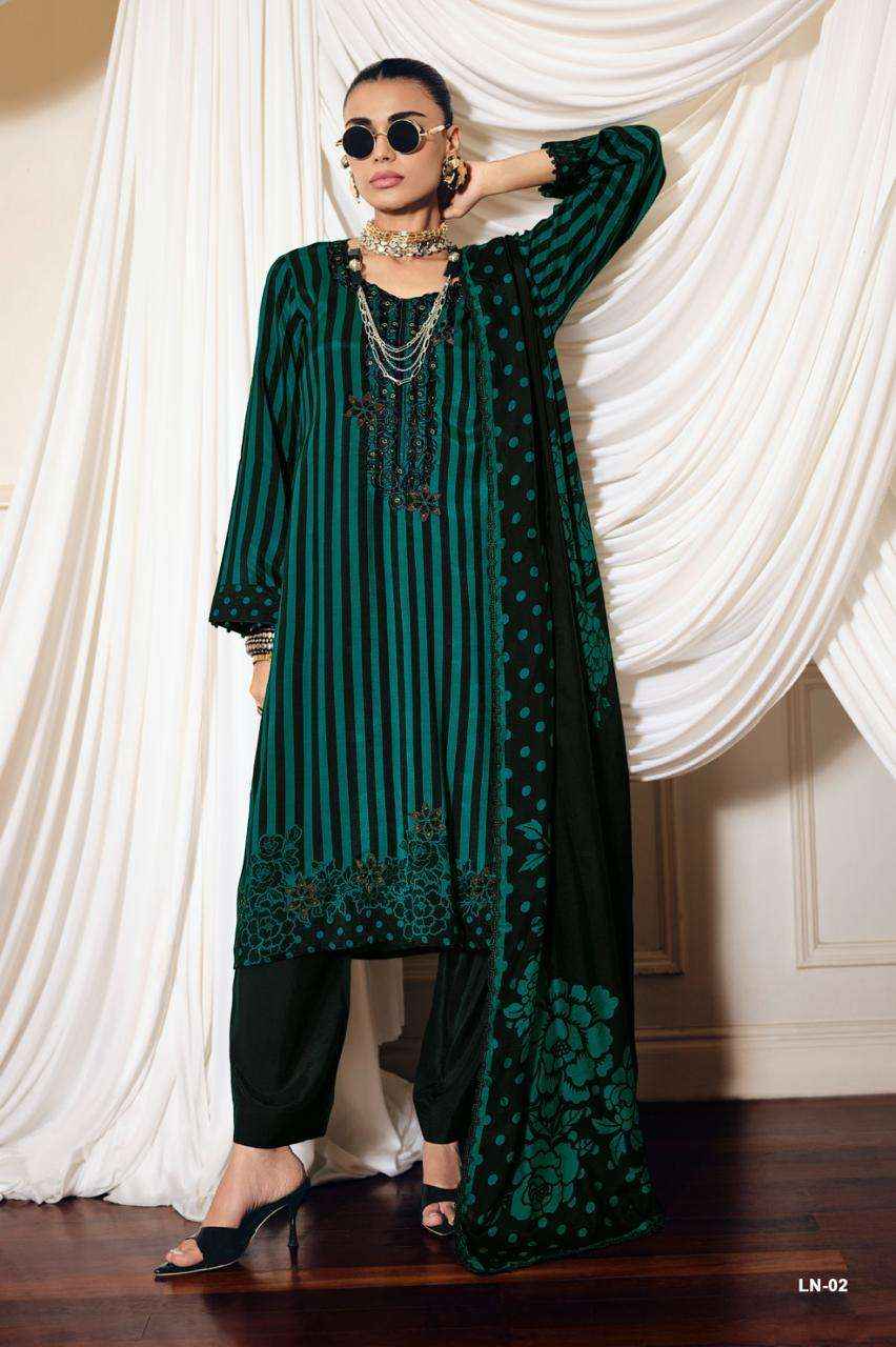 Varsha Lumina Exclusive Designs Muslin Dress Collection ( 4 Pcs Catalog )