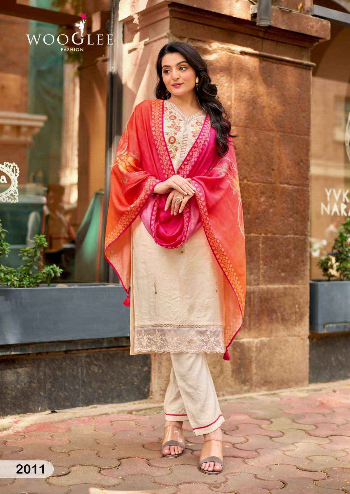 Wooglee Ehsaas Vol 2 Viscose Weaving Readymade Suits Wholesale Price ( 6 Pcs Catalogue )