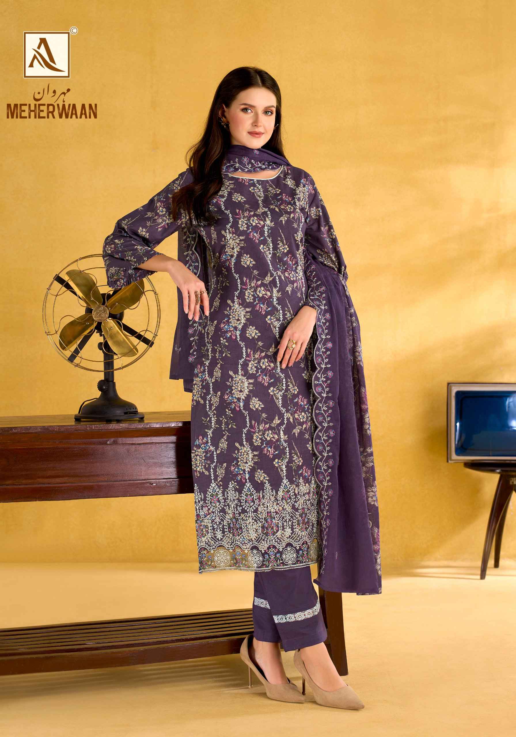 Alok Meherwaan Wholesale Price - Surat Textile Market ( 6 Pcs Catalogue )