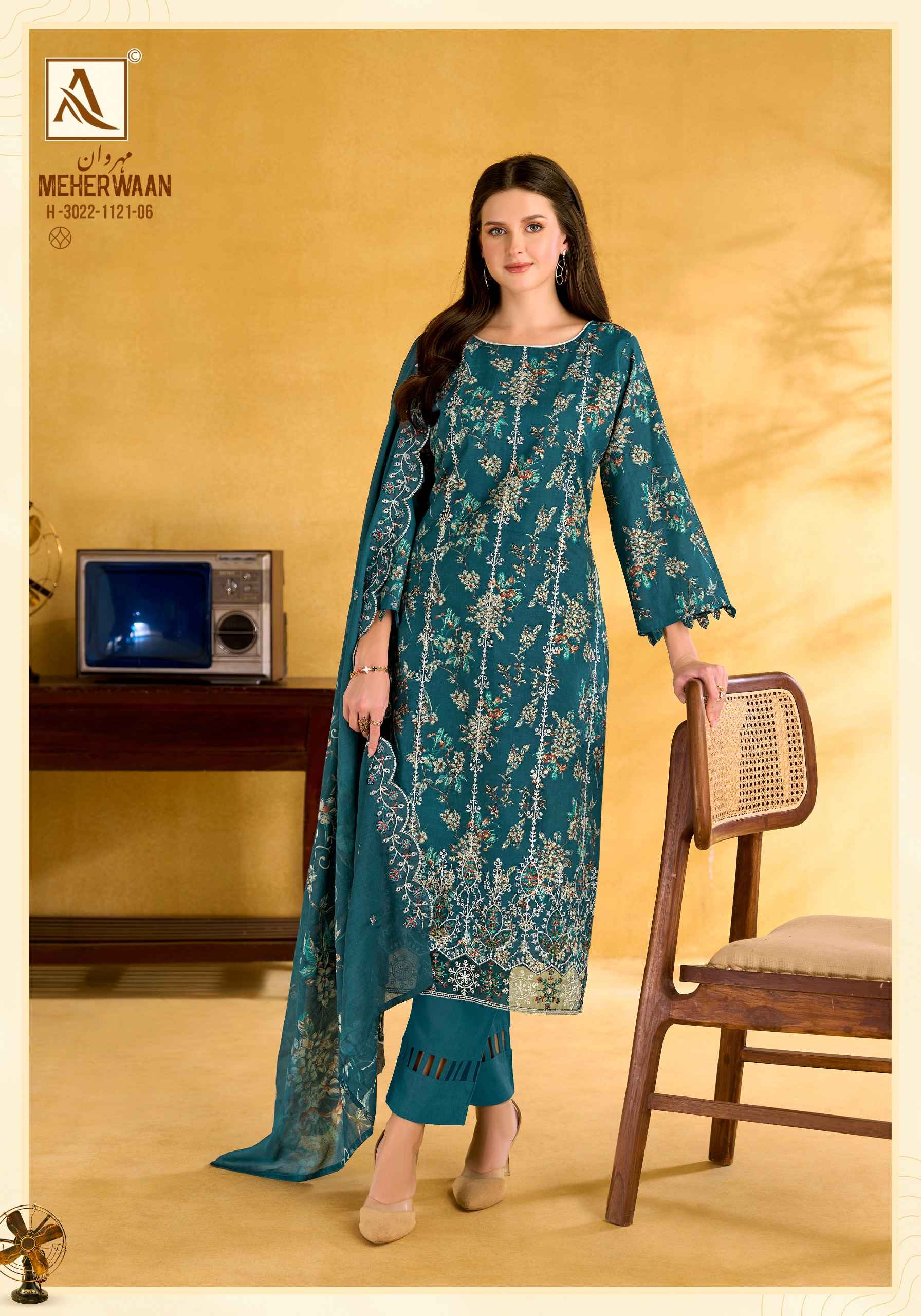 Alok Meherwaan Wholesale Price - Surat Textile Market ( 6 Pcs Catalogue )