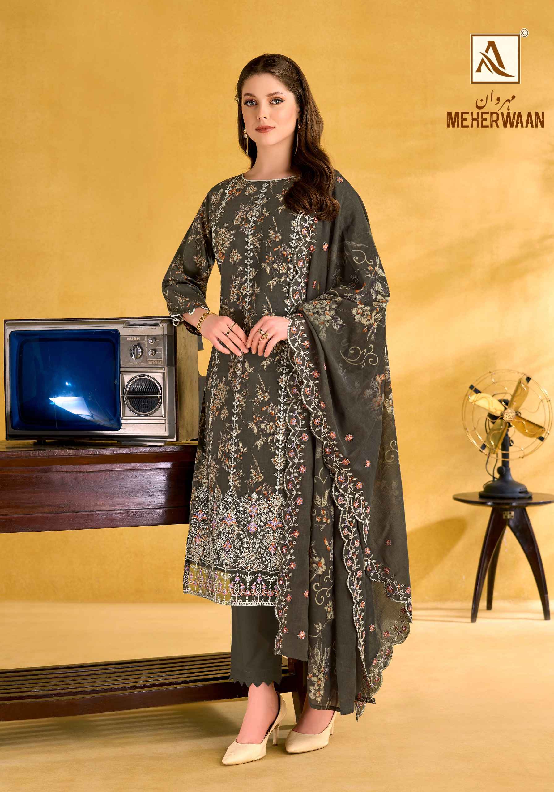 Alok Meherwaan Wholesale Price - Surat Textile Market ( 6 Pcs Catalogue )