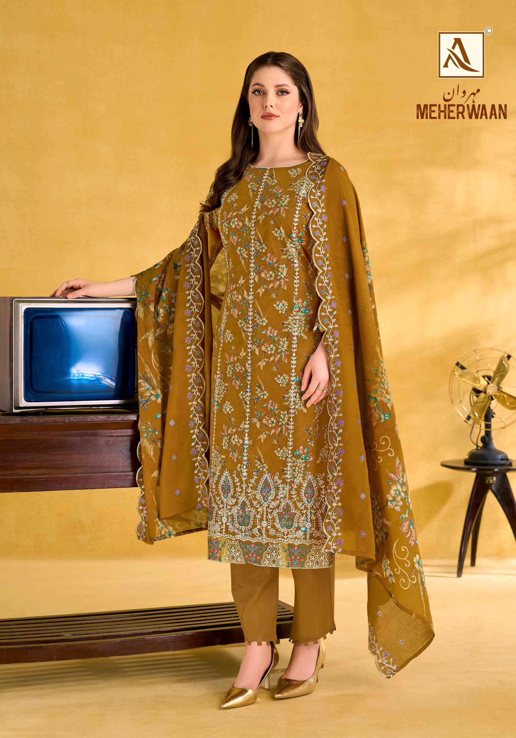 Alok Meherwaan Wholesale Price - Surat Textile Market ( 6 Pcs Catalogue )