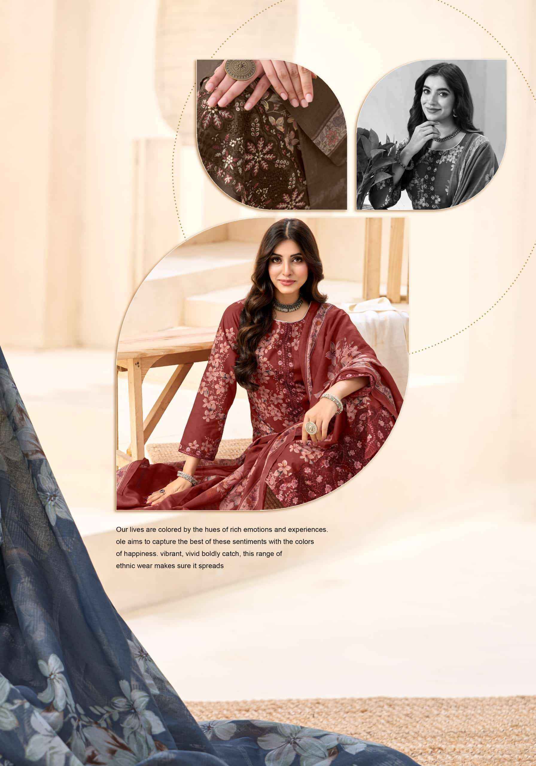 Alok Suit Al Haya Fancy Cotton Salwar Suit Wholesale Price ( 6 Pcs Catalogue )