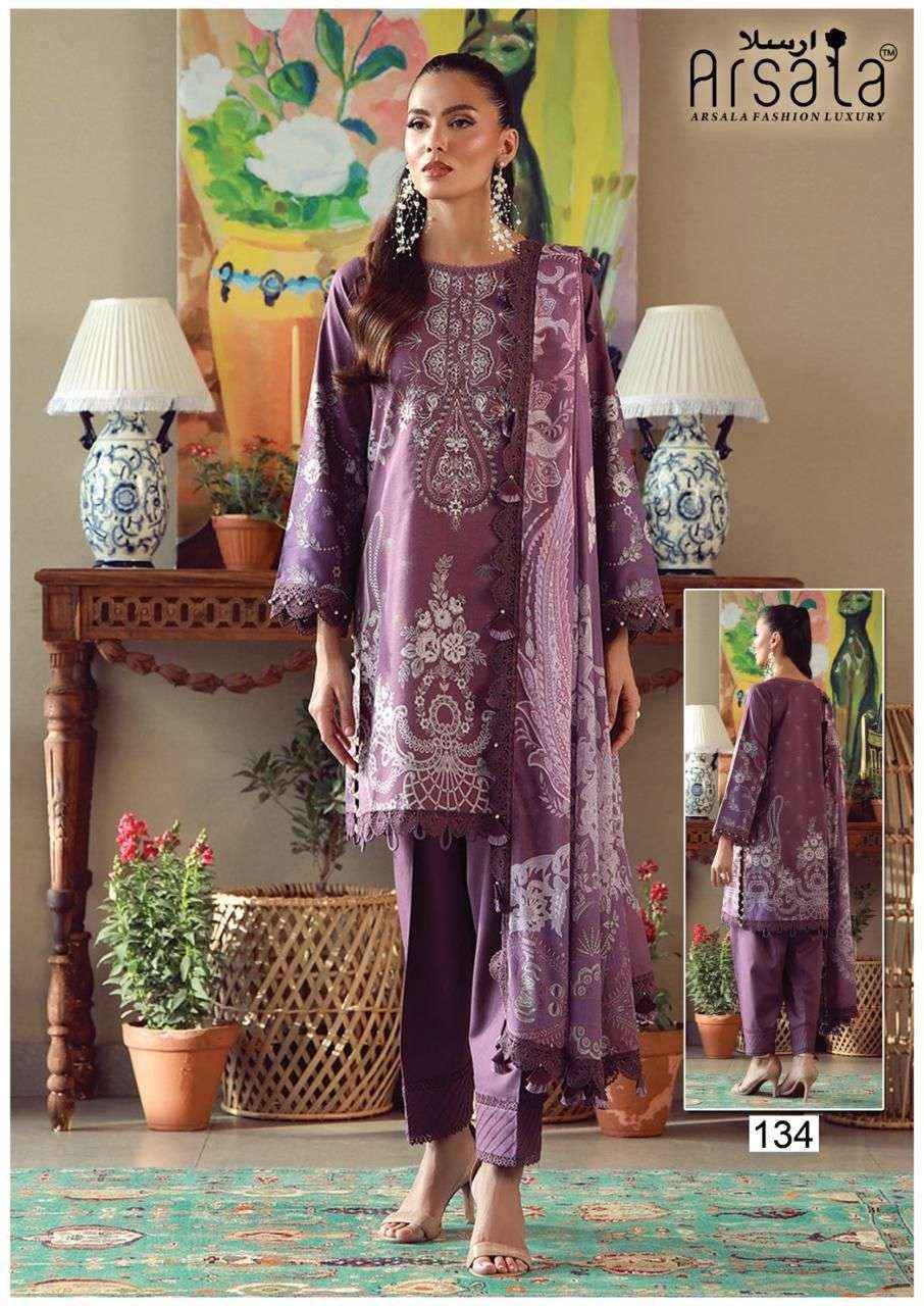 Arsala Amara Vol 4 Fancy Cotton Dress Material Wholesale Collection ( 6 Pcs Catalog )