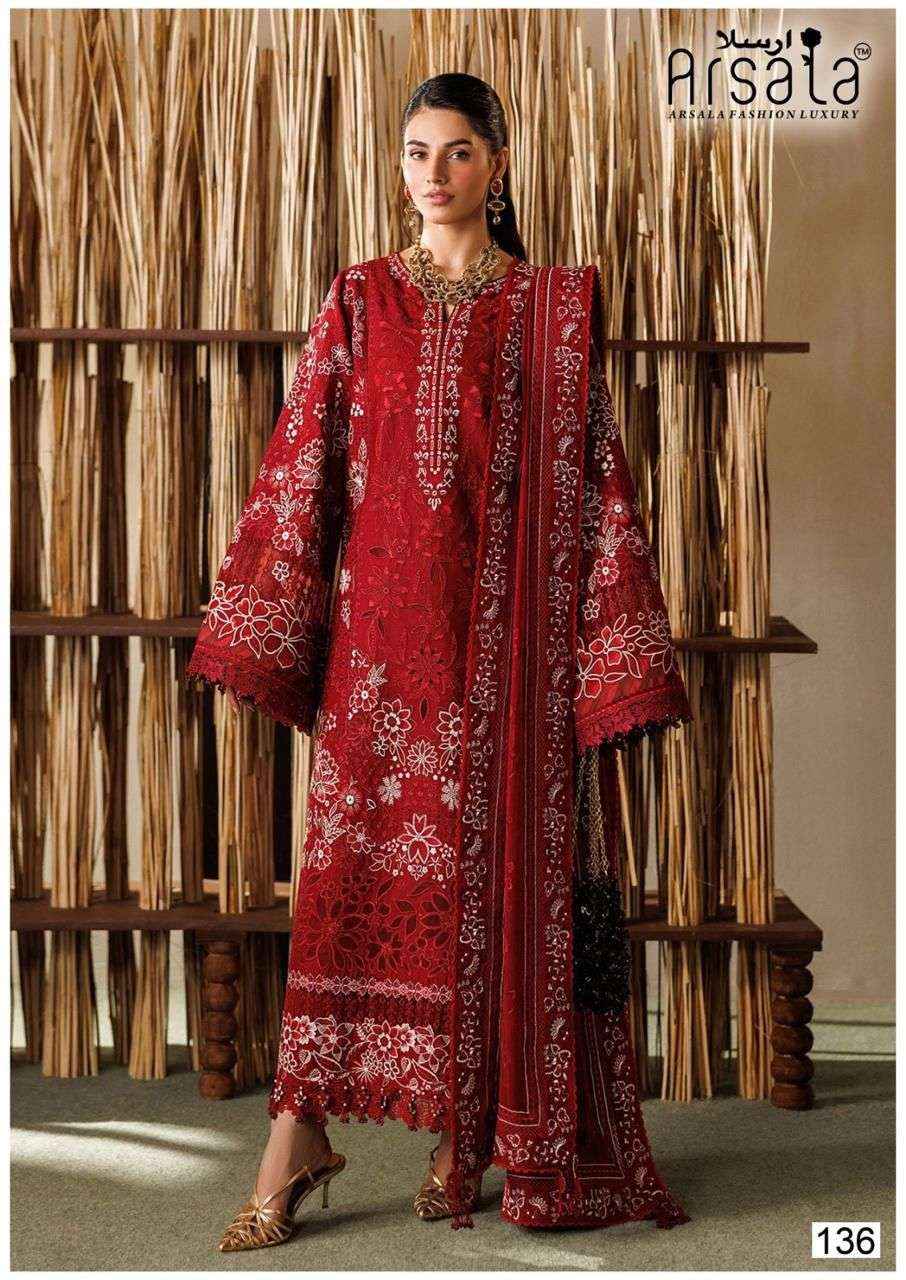 Arsala Amara Vol 4 Fancy Cotton Dress Material Wholesale Collection ( 6 Pcs Catalog )