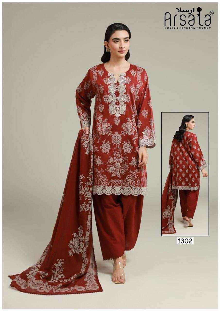 Arsala Fashion Amira Vol 13 Cotton Dress Material Wholesale Price ( 6 pcs Catalogue )